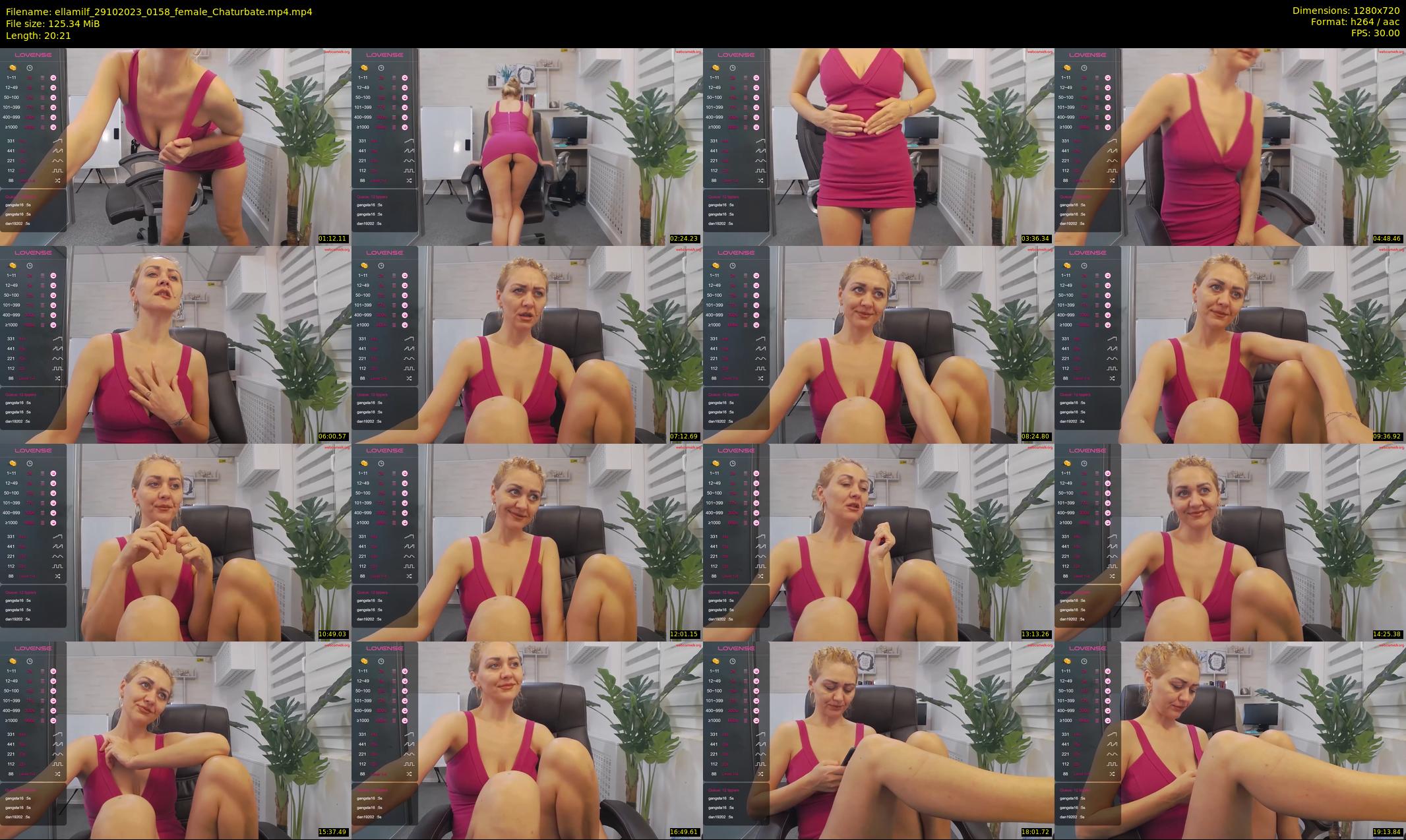 ellamilf — 21 minute Chaturbate female cam show recording, 720p, Oct 29, 2023
