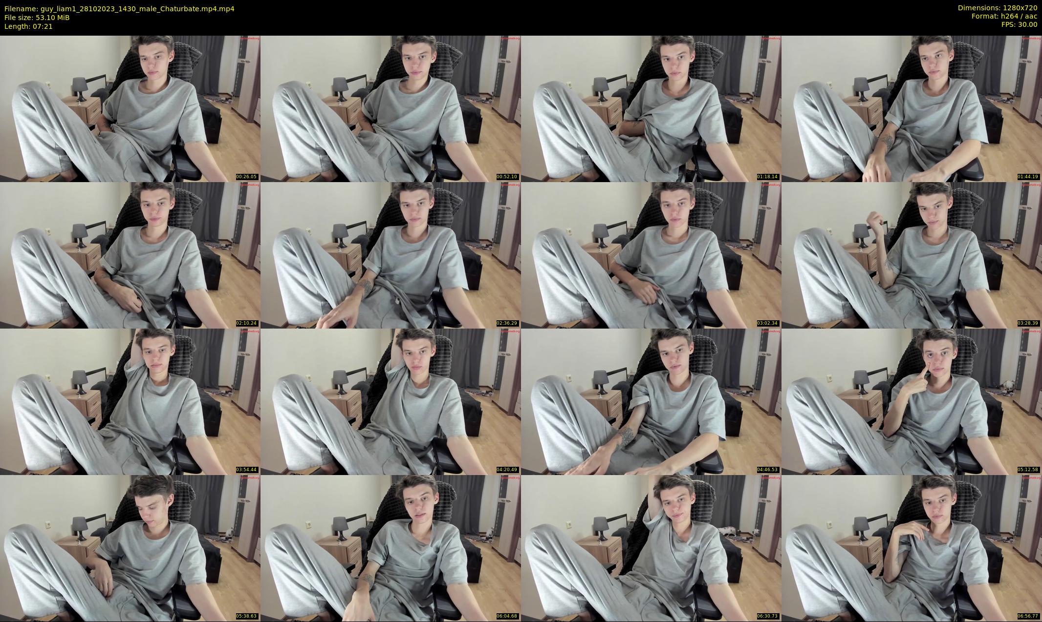 guy_liam1 — 8 minute Chaturbate male cam show recording, 720p, Oct 28, 2023