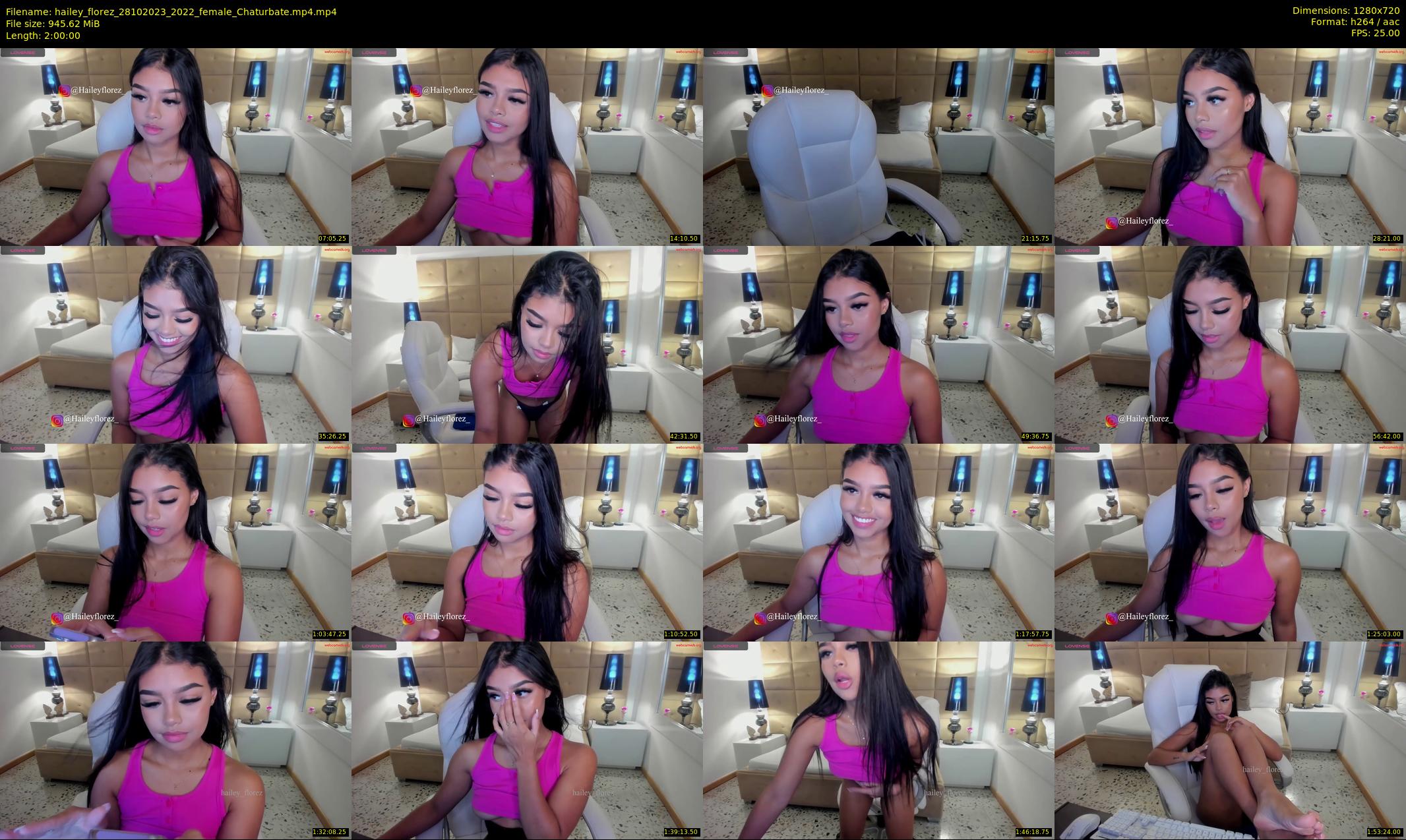 hailey_florez — 120 minute Chaturbate female cam show recording, 720p, Oct 28, 2023