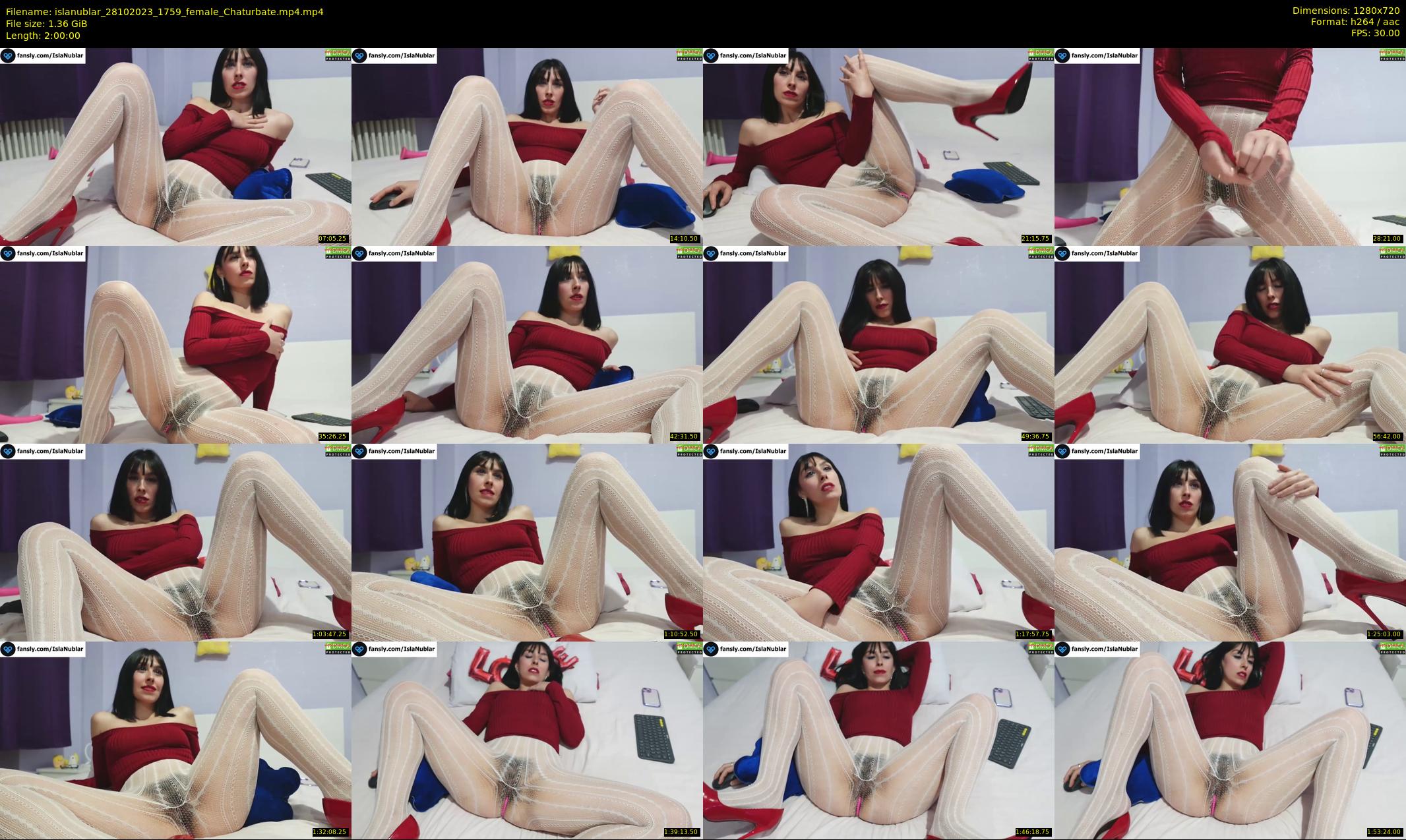 islanublar — 120 minute Chaturbate female cam show recording, 720p, Oct 28, 2023