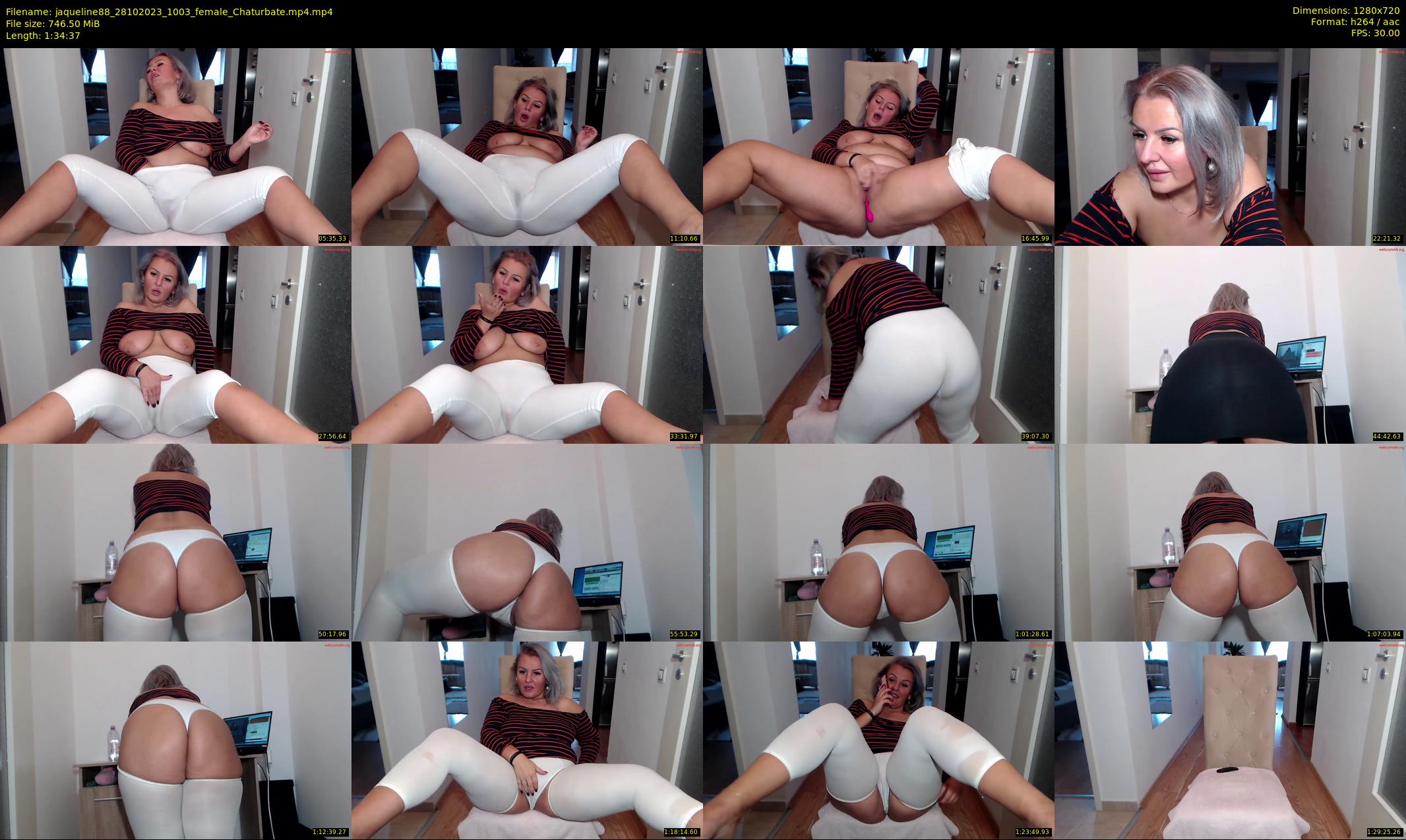 jaqueline88 — 95 minute Chaturbate female cam show recording, 720p, Oct 28, 2023