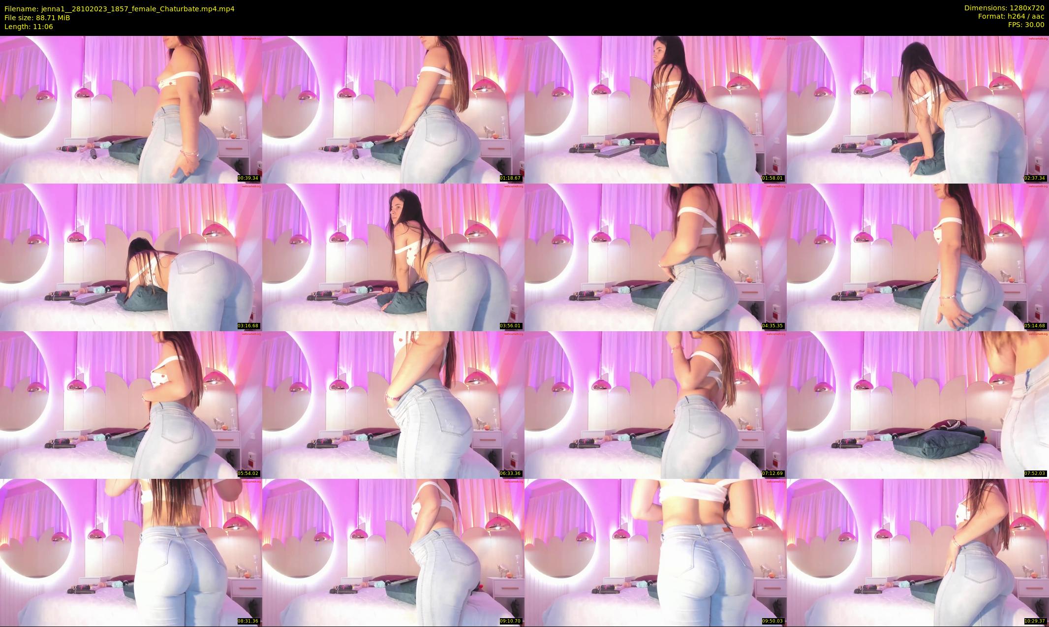jenna1_ — 12 minute Chaturbate female cam show recording, 720p, Oct 28, 2023