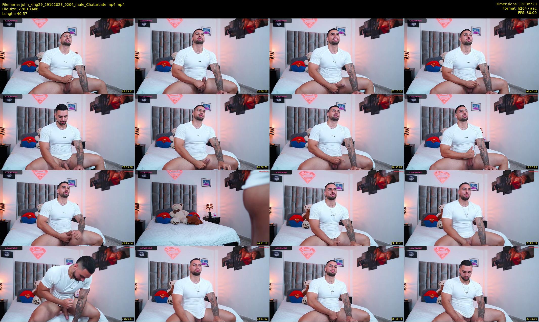 john_king29 — 41 minute Chaturbate male cam show recording, 720p, Oct 29, 2023