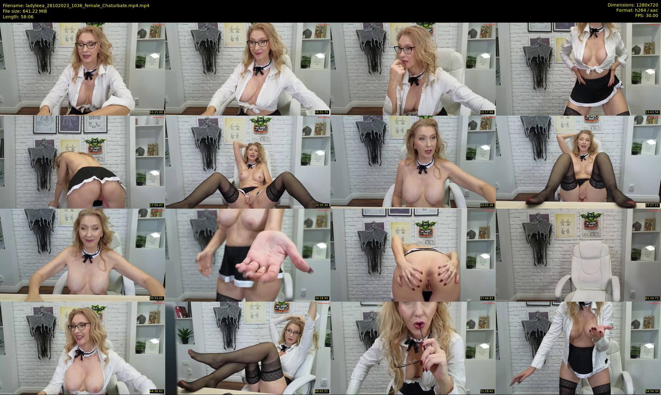 ladyleea — 59 minute Chaturbate female cam show recording, 720p, Oct 28, 2023