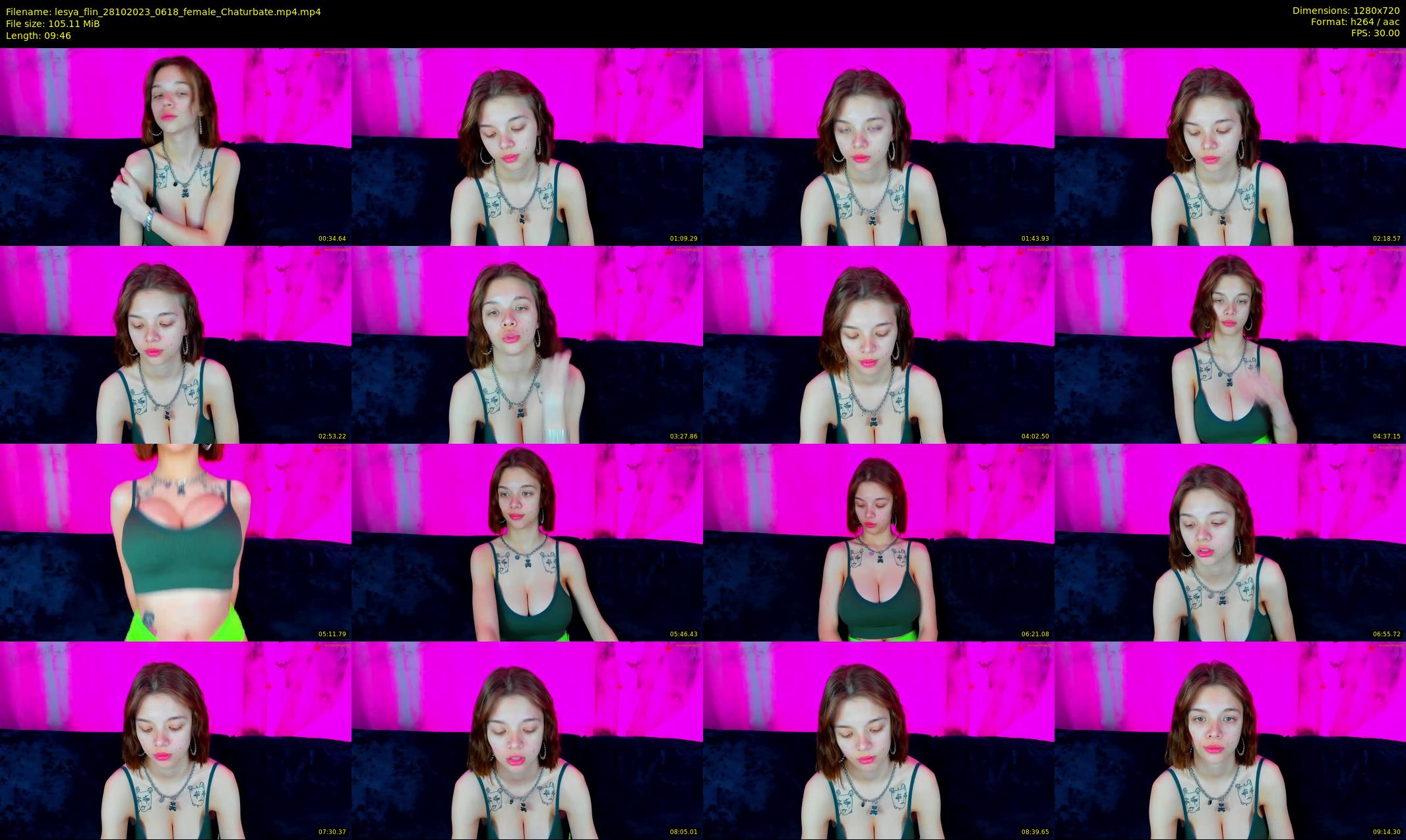 lesya_flin — 10 minute Chaturbate female cam show recording, 720p, Oct 28, 2023