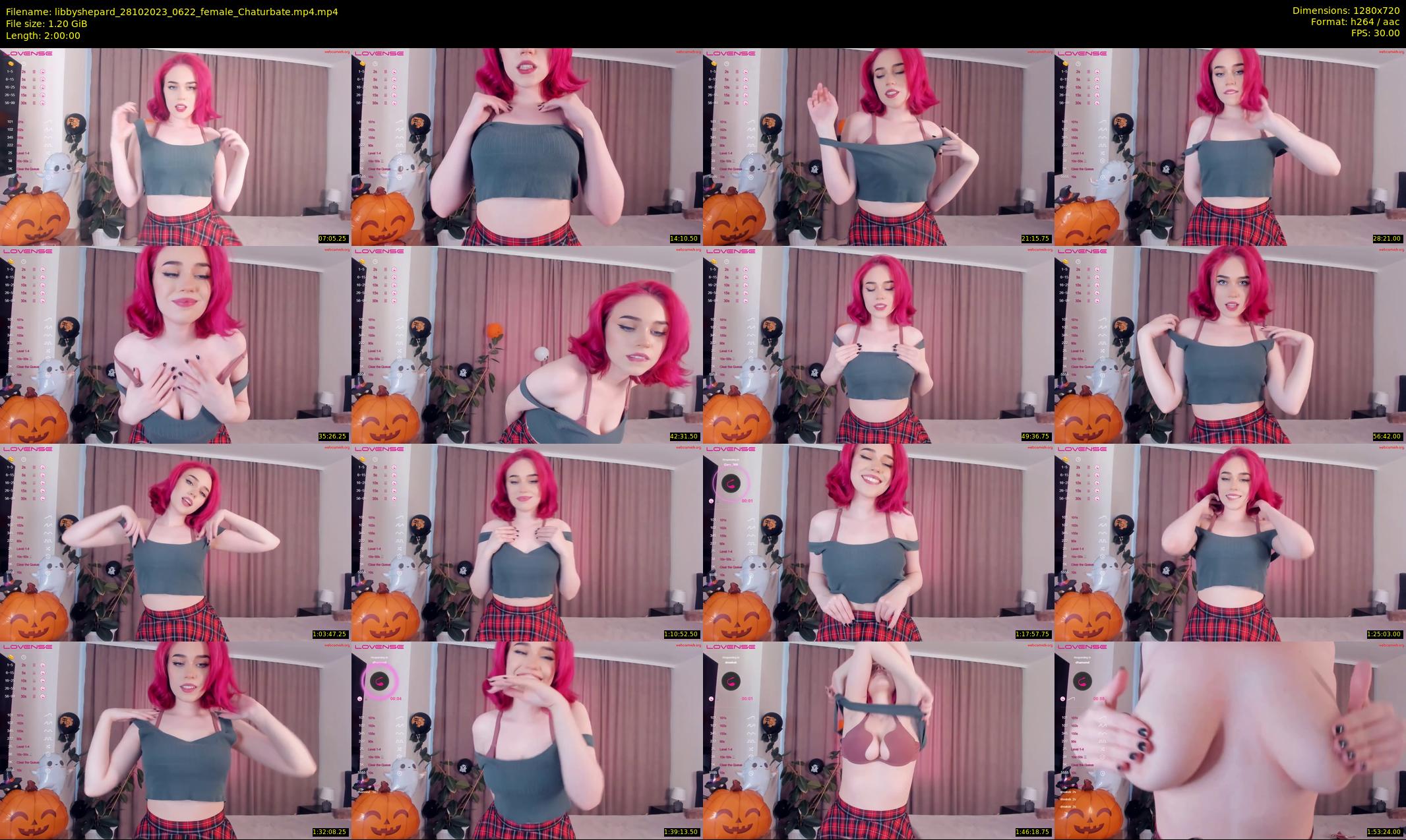 libbyshepard — 120 minute Chaturbate female cam show recording, 720p, Oct 28, 2023