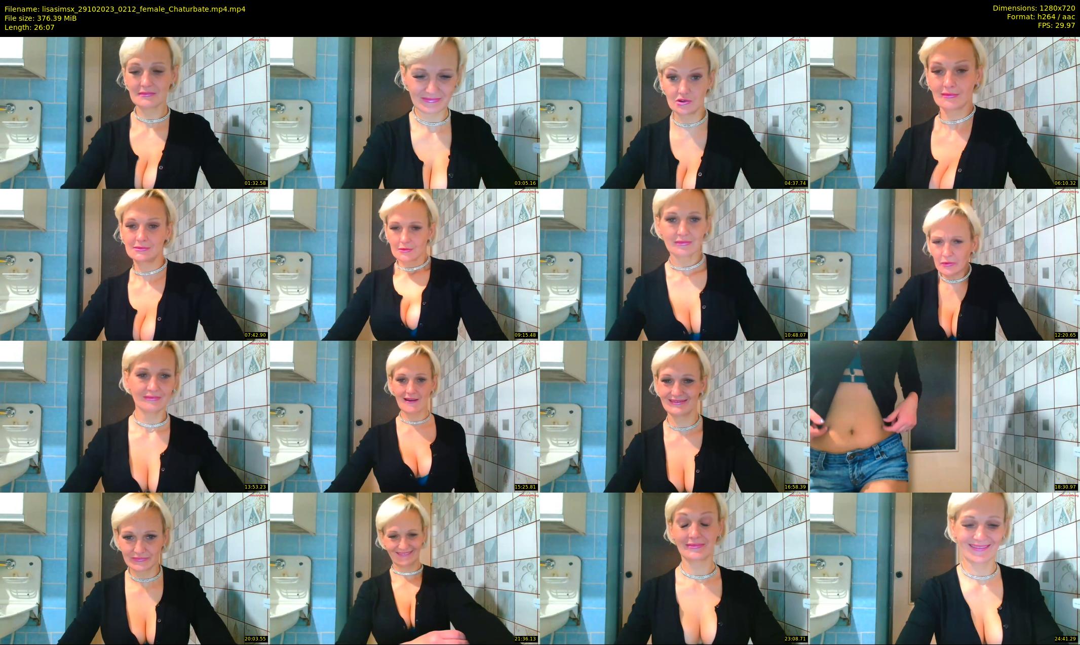 lisasimsx — 27 minute Chaturbate female cam show recording, 720p, Oct 29, 2023