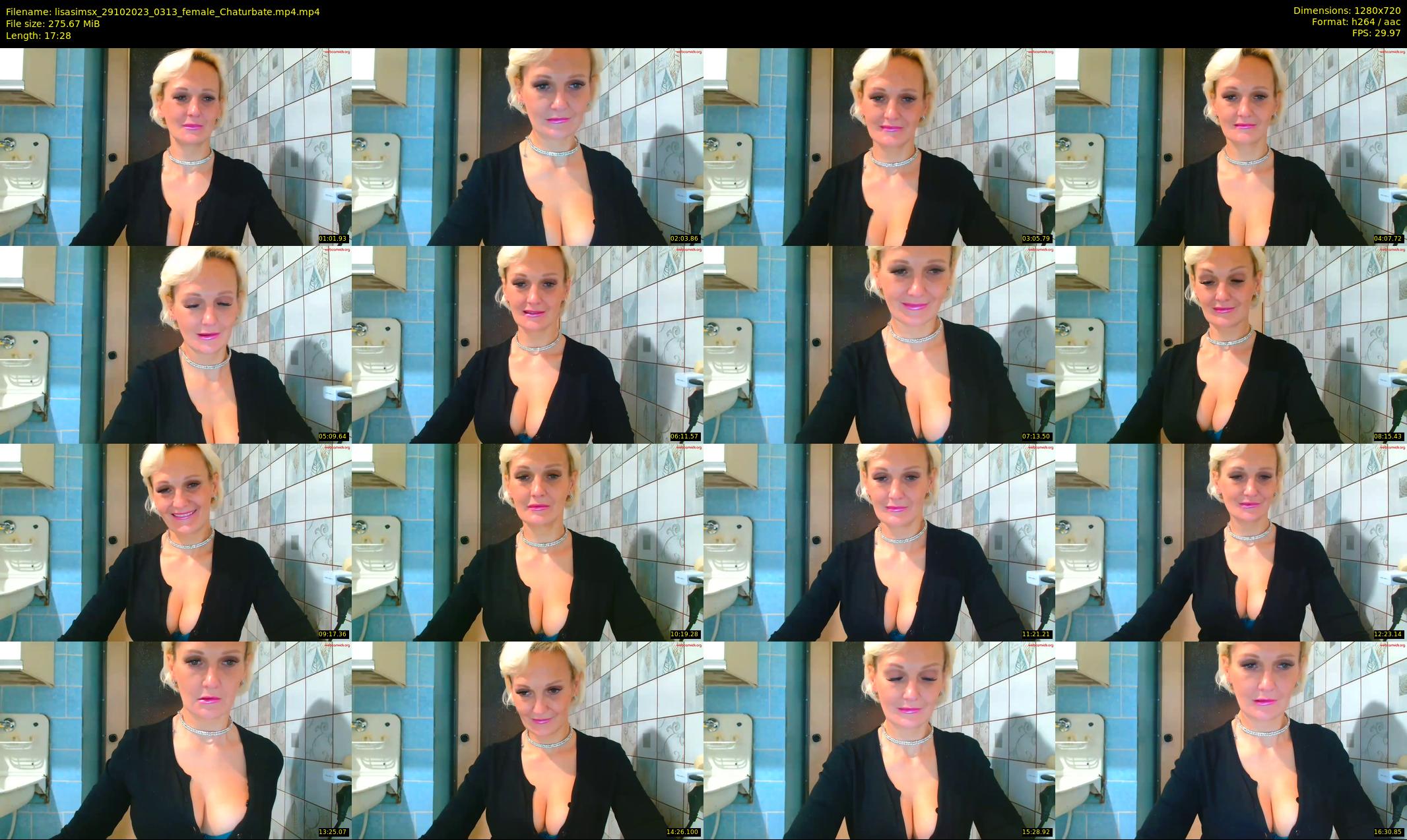 lisasimsx — 18 minute Chaturbate female cam show recording, 720p, Oct 29, 2023