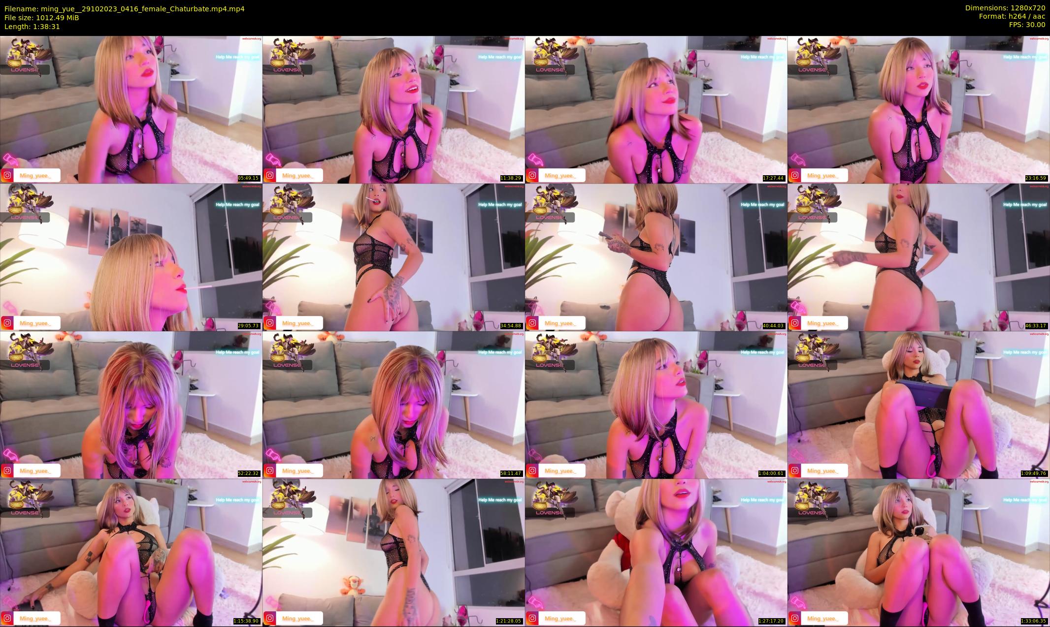 ming_yue_ — 99 minute Chaturbate female cam show recording, 720p, Oct 29, 2023