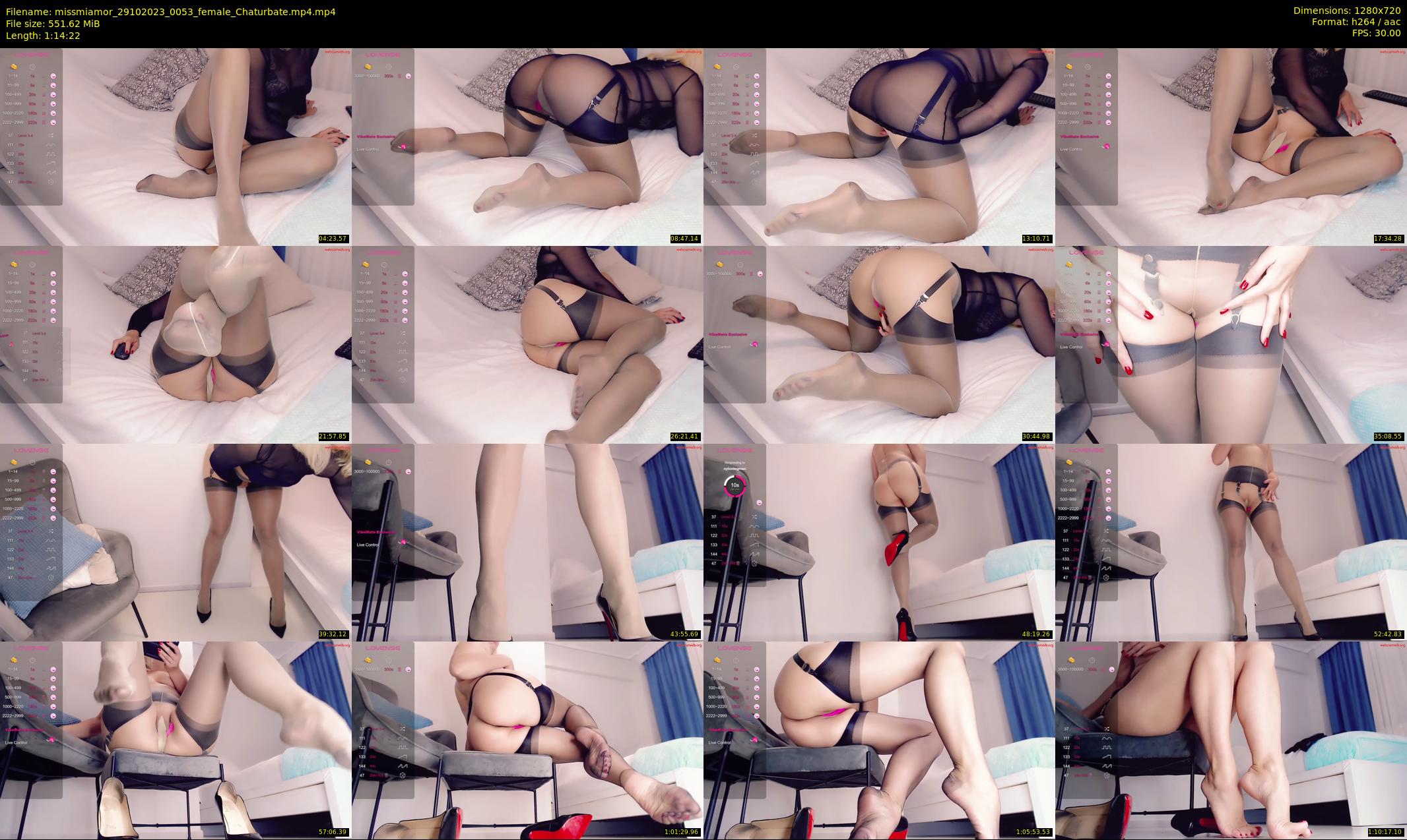 missmiamor — 75 minute Chaturbate female cam show recording, 720p, Oct 29, 2023
