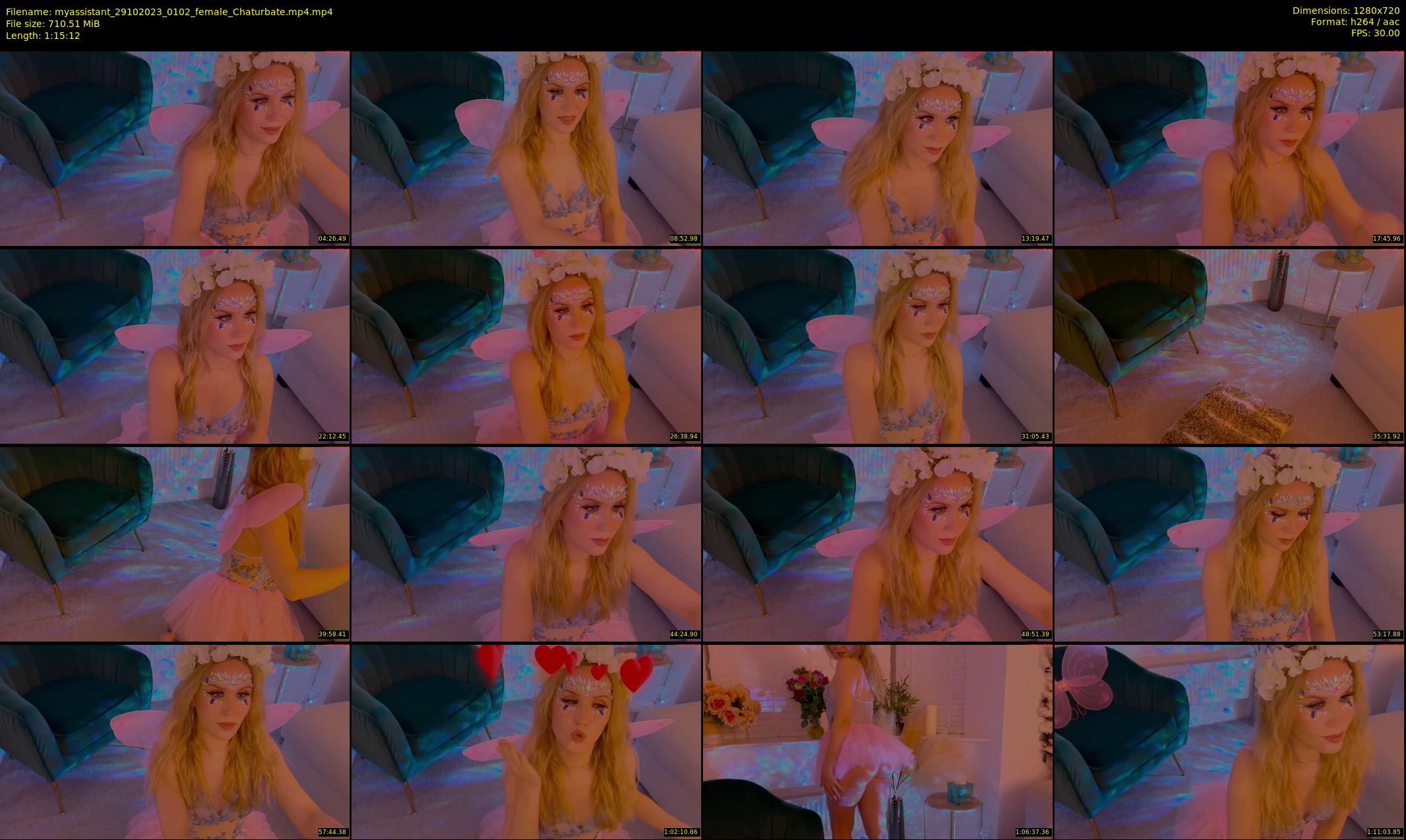 myassistant — 76 minute Chaturbate female cam show recording, 720p, Oct 29, 2023