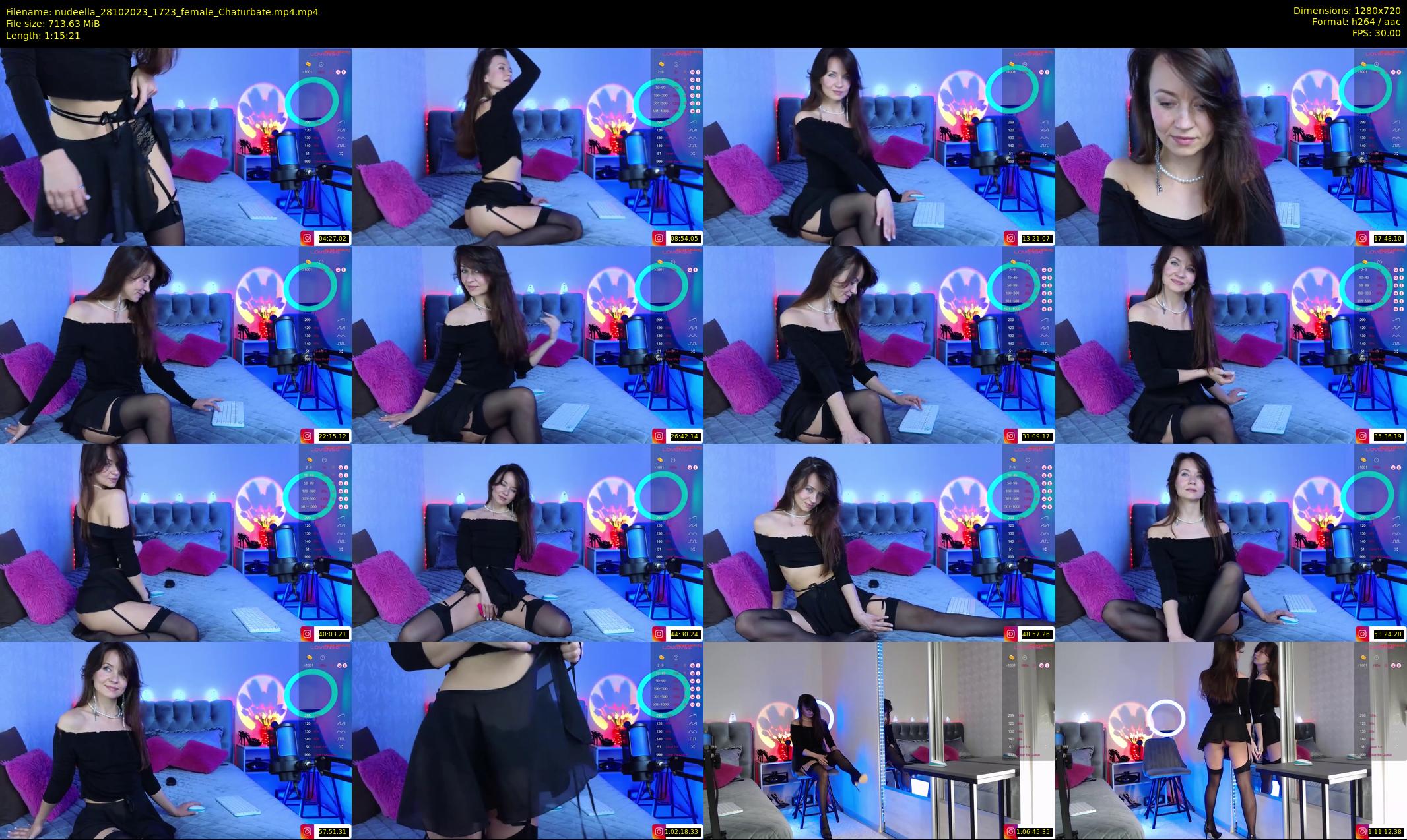 nudeella — 76 minute Chaturbate female cam show recording, 720p, Oct 28, 2023