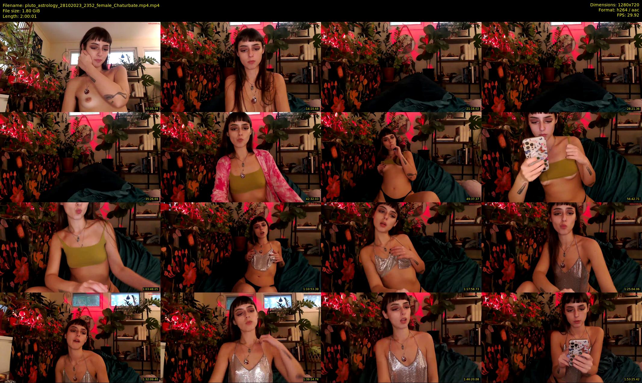 pluto_astrology — 121 minute Chaturbate female cam show recording, 720p, Oct 28, 2023