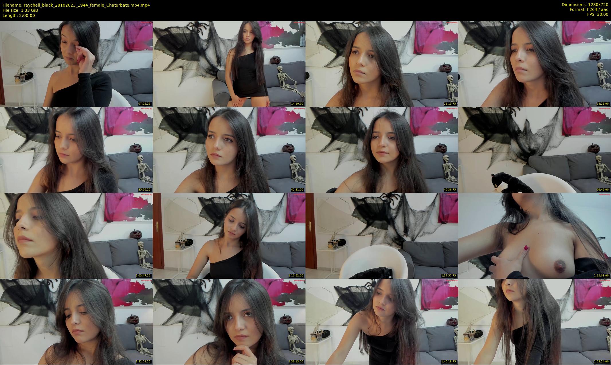 raychell_black — 120 minute Chaturbate female cam show recording, 720p, Oct 28, 2023