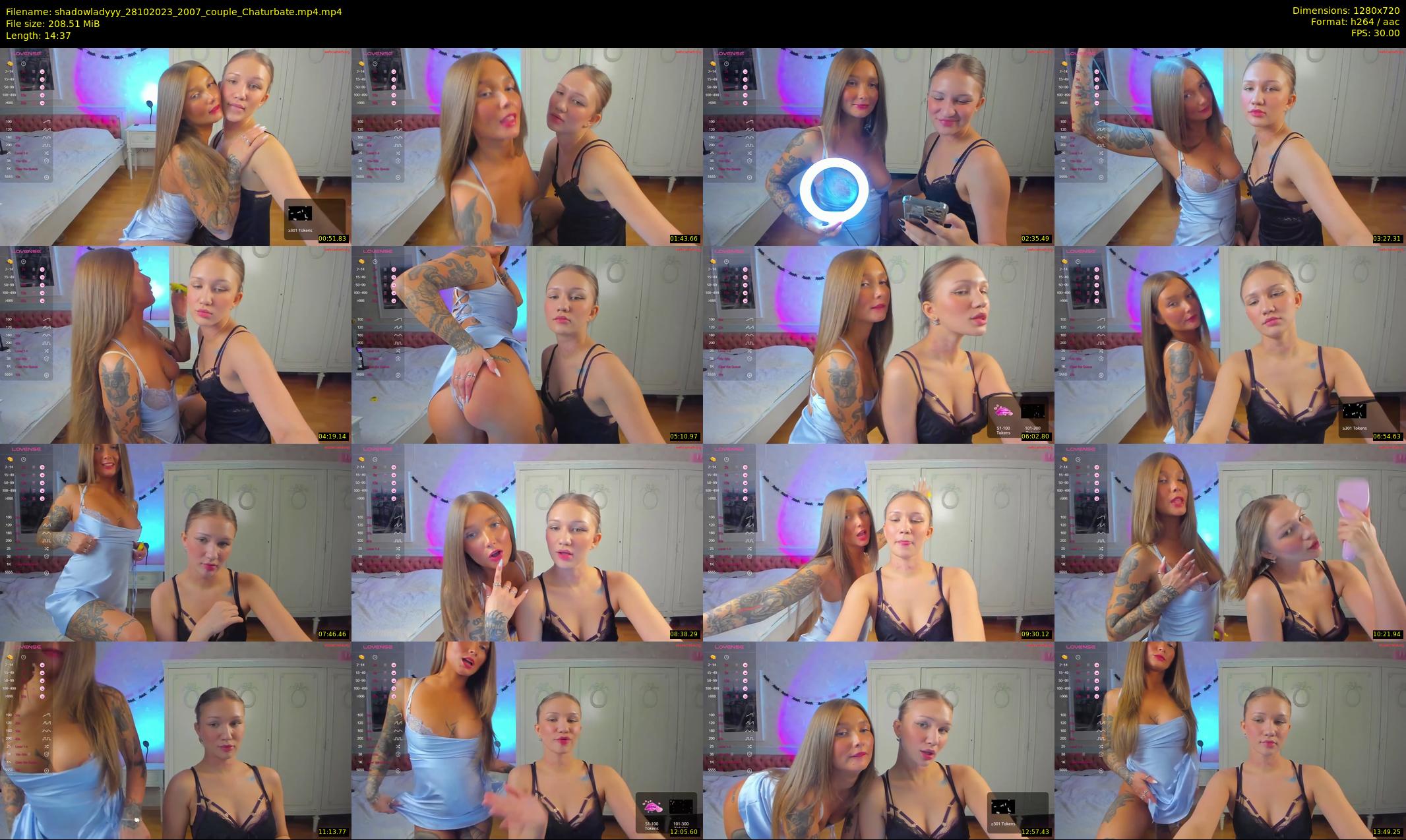 shadowladyyy — 15 minute Chaturbate couple cam show recording, 720p, Oct 28, 2023