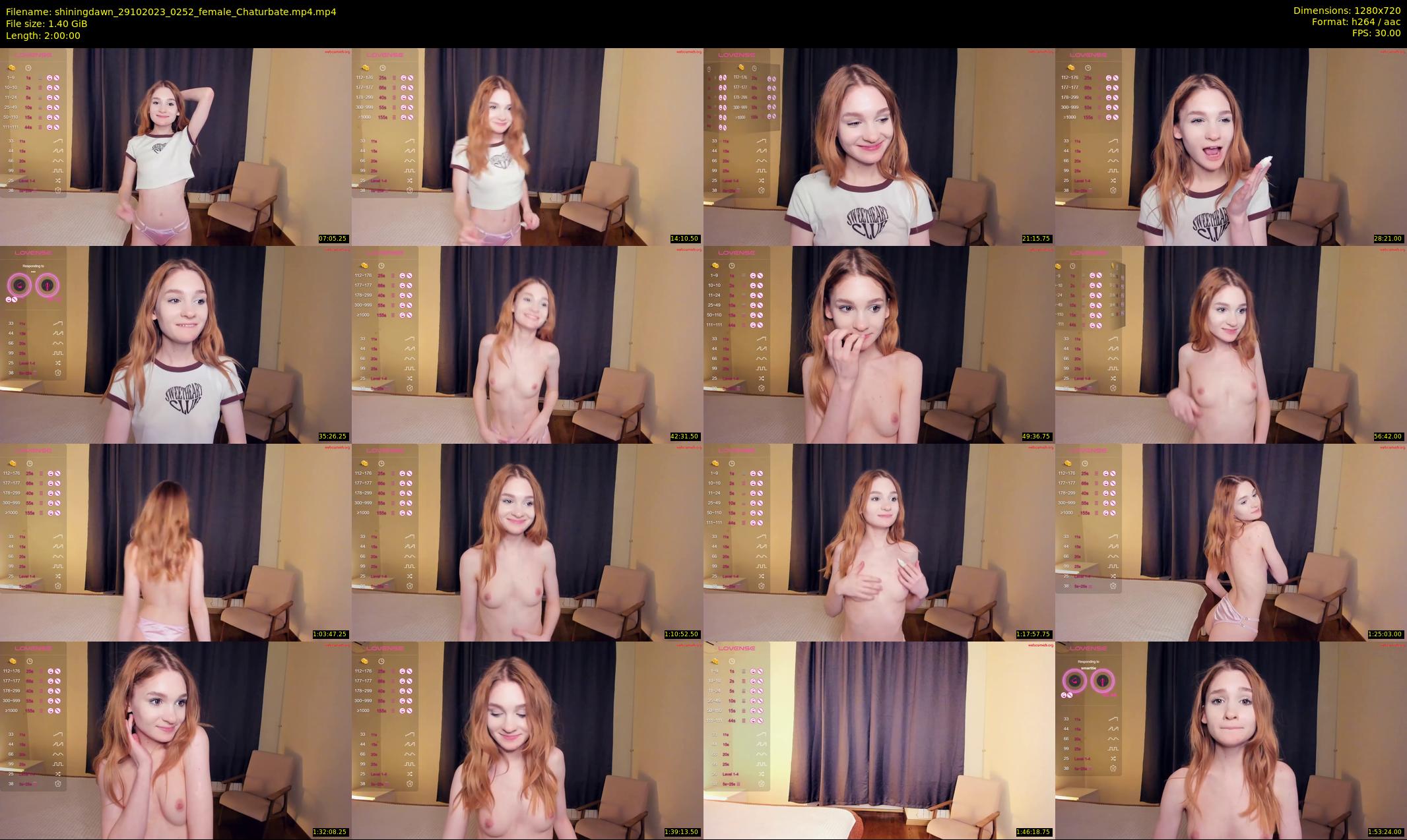 shiningdawn — 120 minute Chaturbate female cam show recording, 720p, Oct 29, 2023