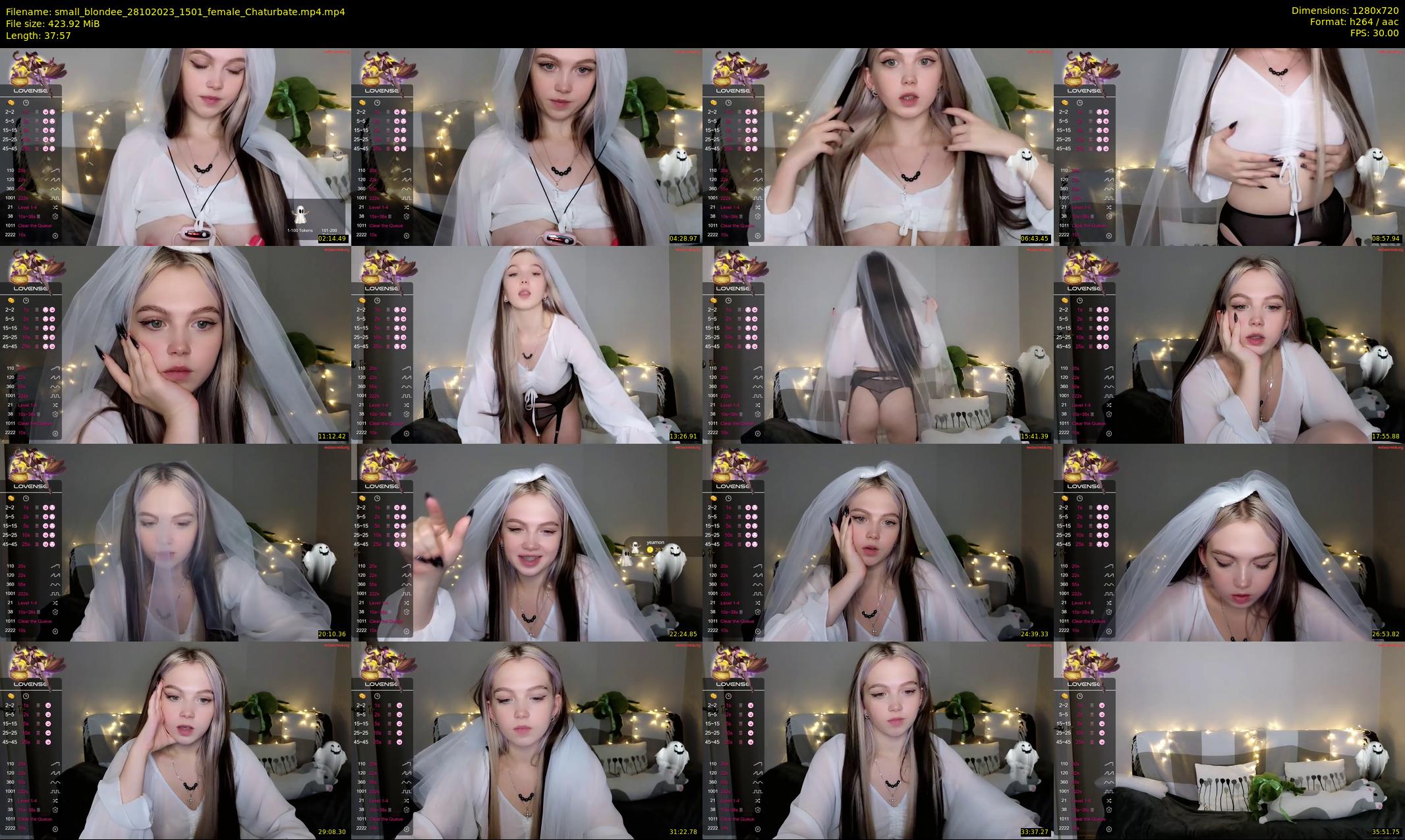small_blondee — 38 minute Chaturbate female cam show recording, 720p, Oct 28, 2023