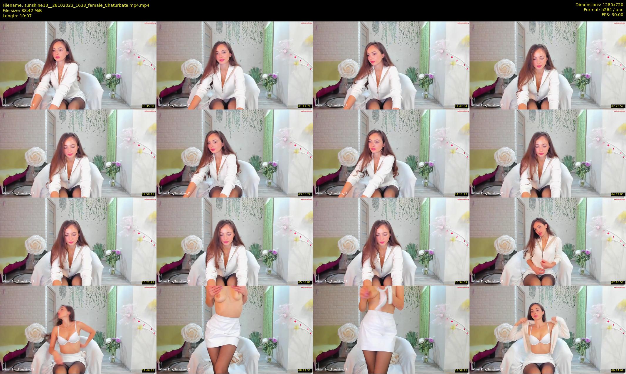 sunshine13_ — 11 minute Chaturbate female cam show recording, 720p, Oct 28, 2023