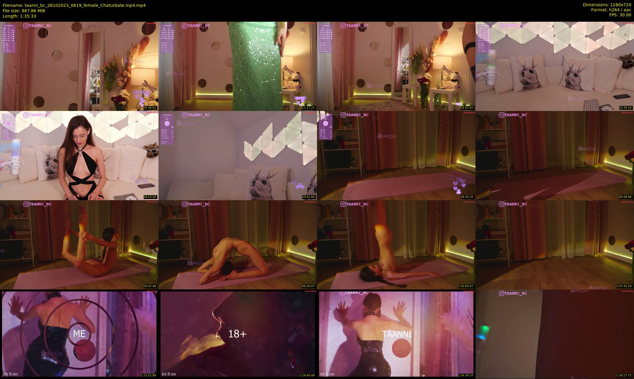 taanni_bc — 96 minute Chaturbate female cam show recording, 720p, Oct 28, 2023