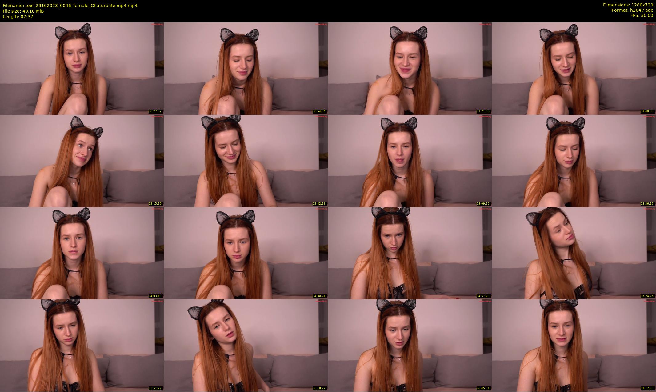 toxl — 8 minute Chaturbate female cam show recording, 720p, Oct 29, 2023