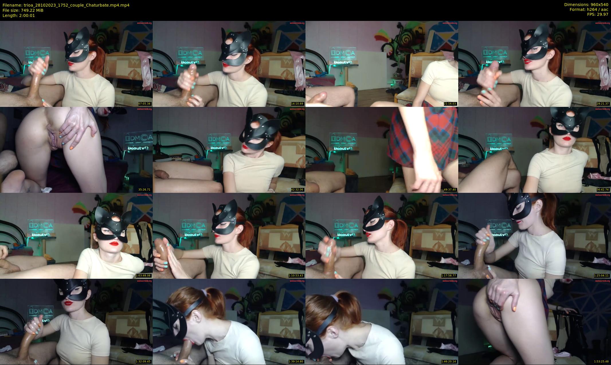 trioa — 121 minute Chaturbate couple cam show recording, 480p, Oct 28, 2023