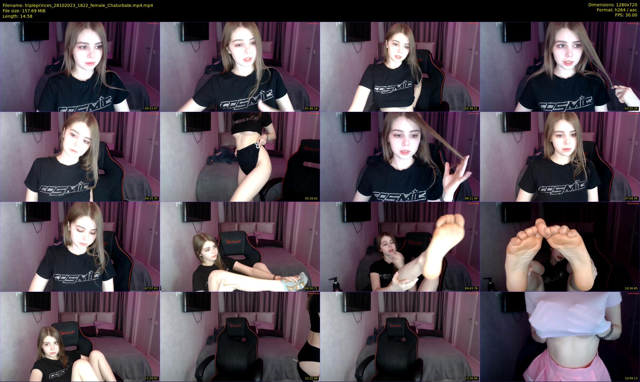 tripleprinces — 15 minute Chaturbate female cam show recording, 720p, Oct 28, 2023