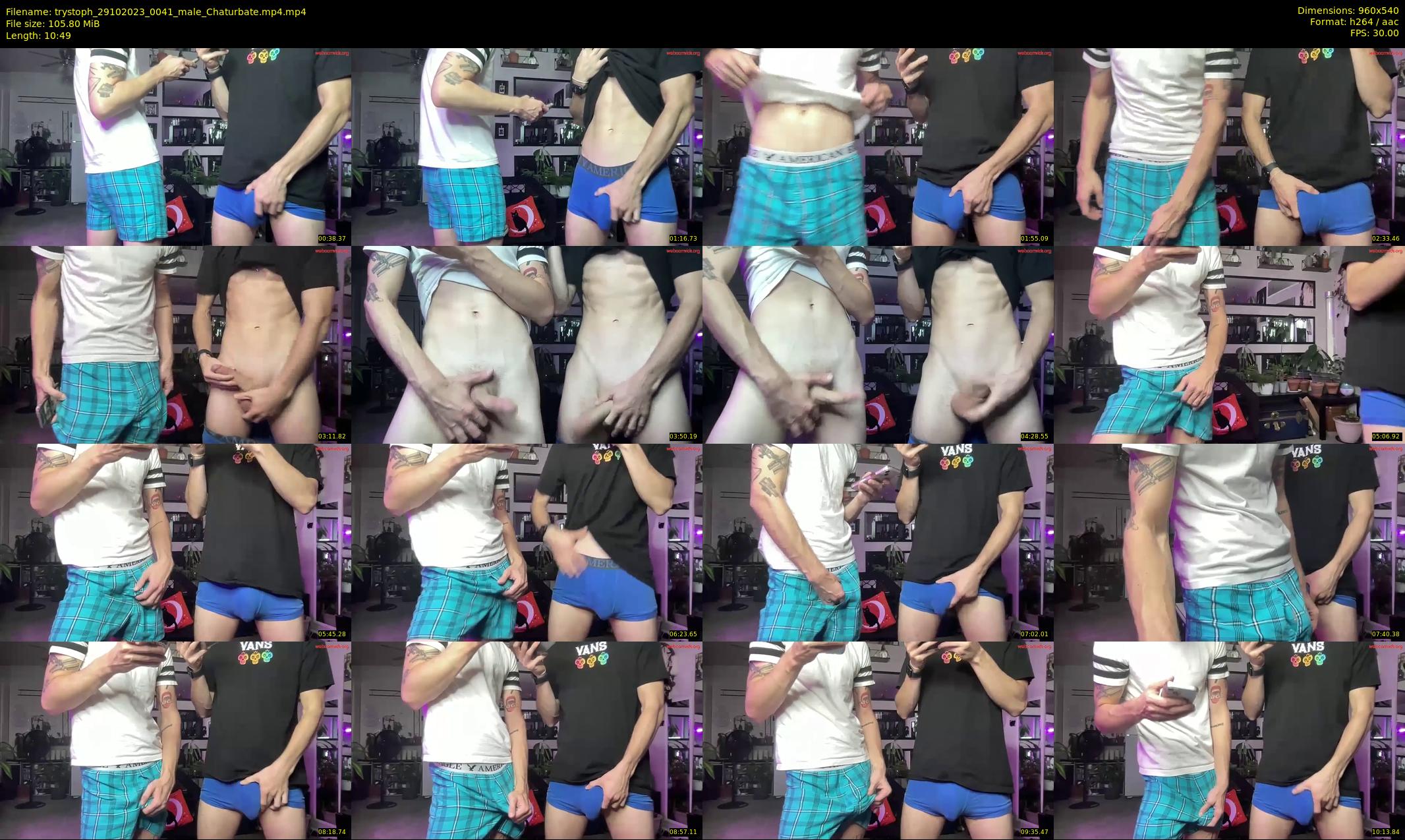 trystoph — 11 minute Chaturbate male cam show recording, 480p, Oct 29, 2023
