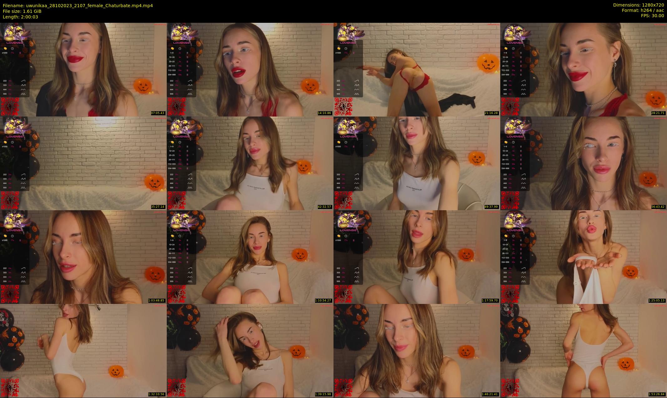uwunikaa — 121 minute Chaturbate female cam show recording, 720p, Oct 28, 2023