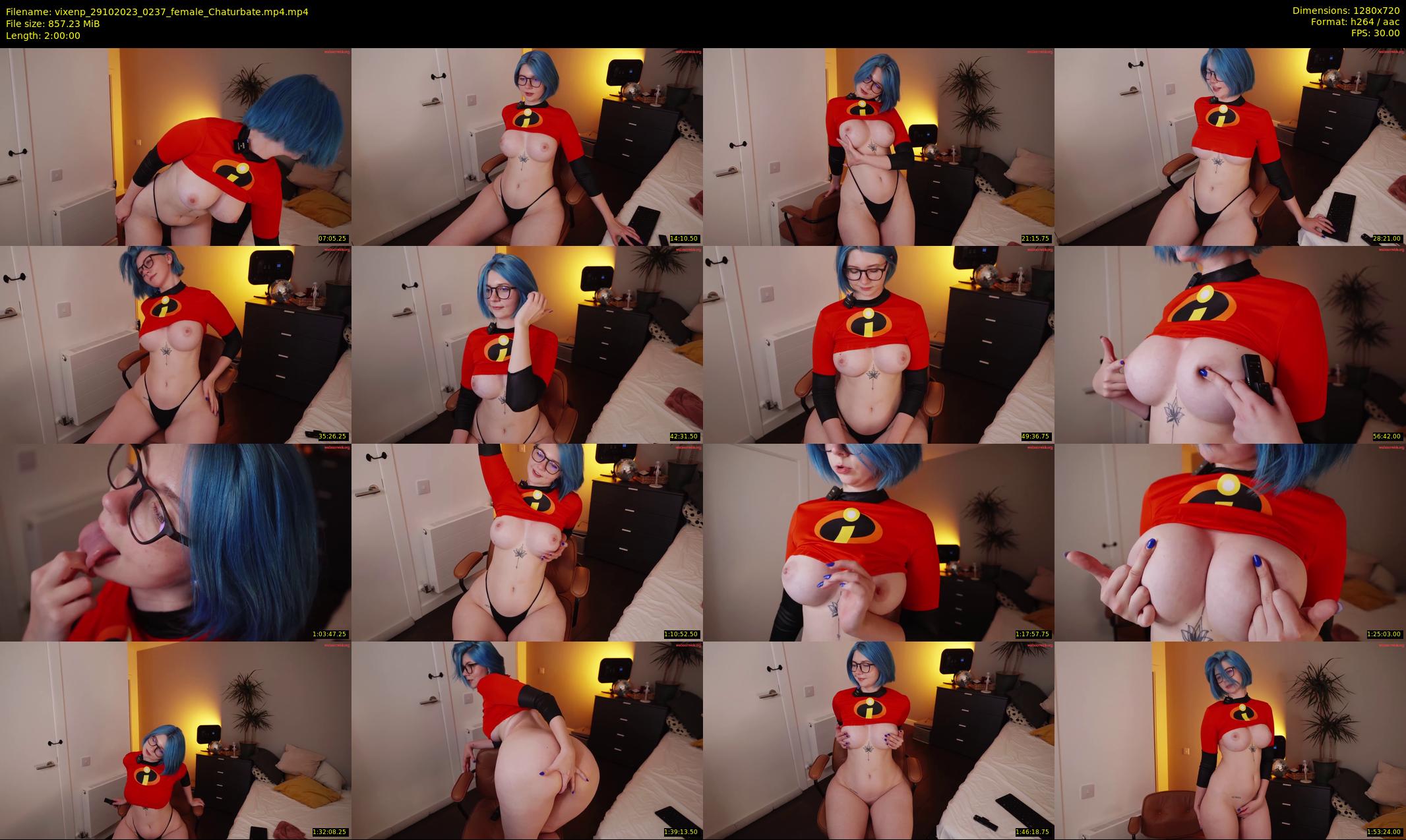 vixenp — 120 minute Chaturbate female cam show recording, 720p, Oct 29, 2023