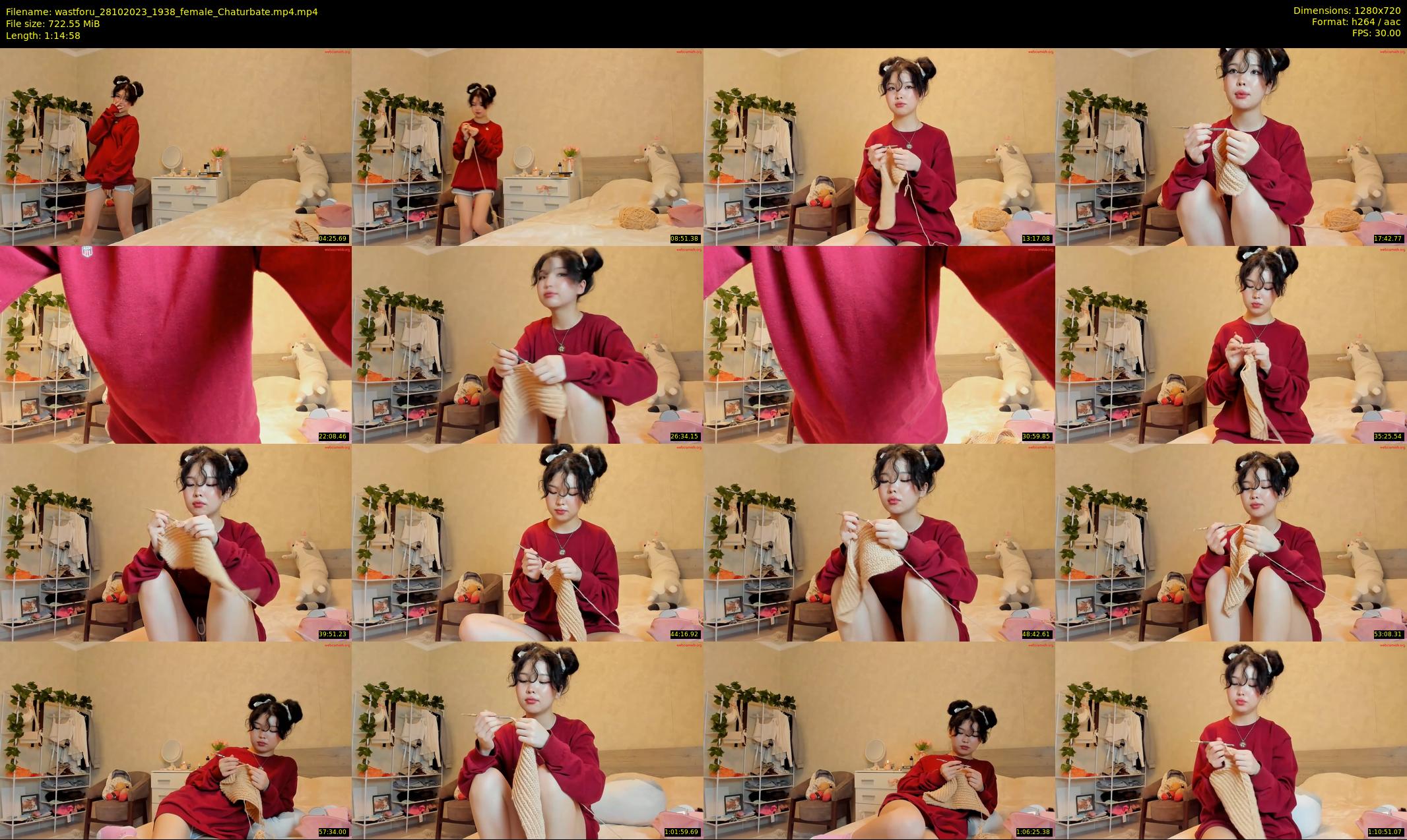 wastforu — 75 minute Chaturbate female cam show recording, 720p, Oct 28, 2023