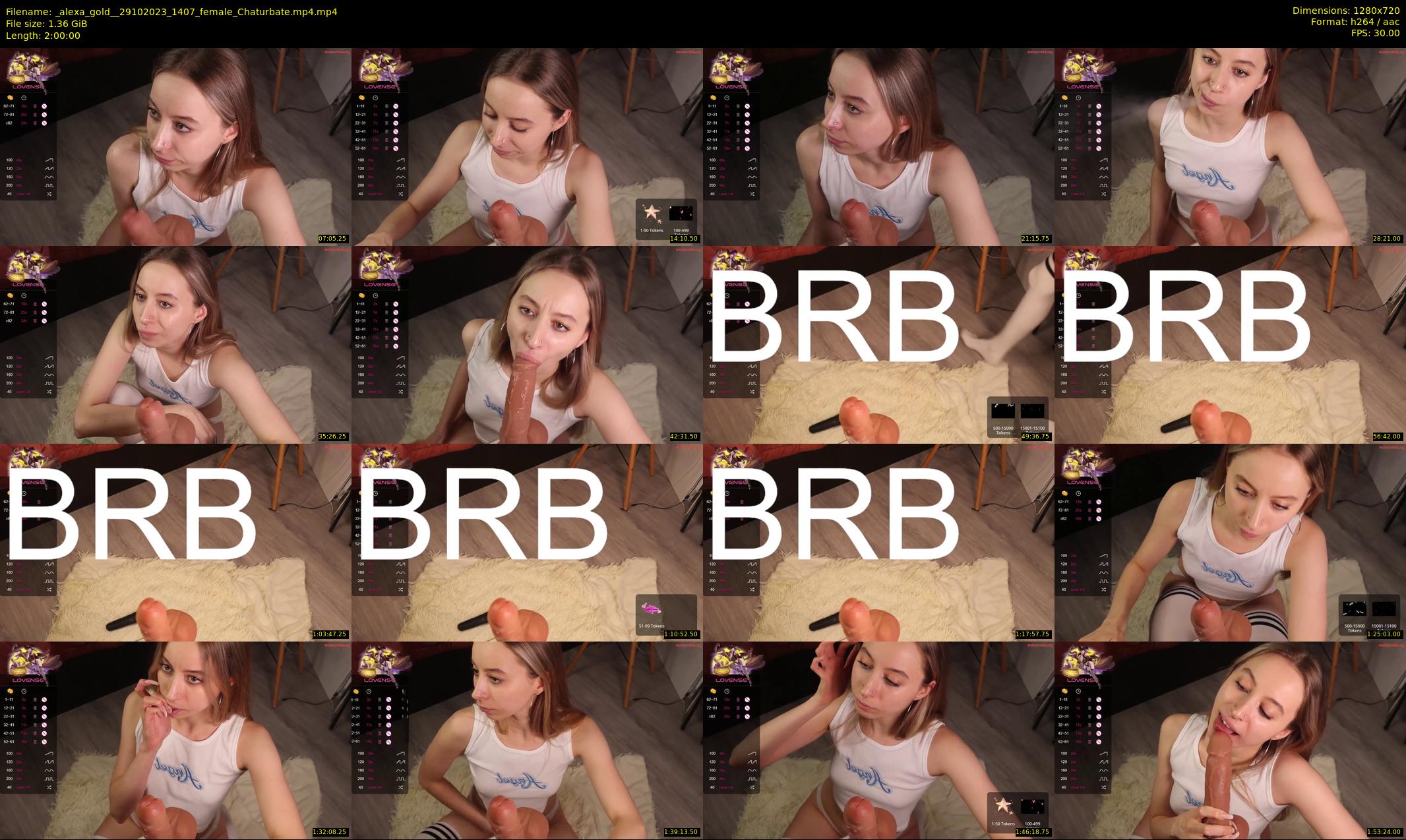 _alexa_gold_ — 120 minute Chaturbate female cam show recording, 720p, Oct 29, 2023