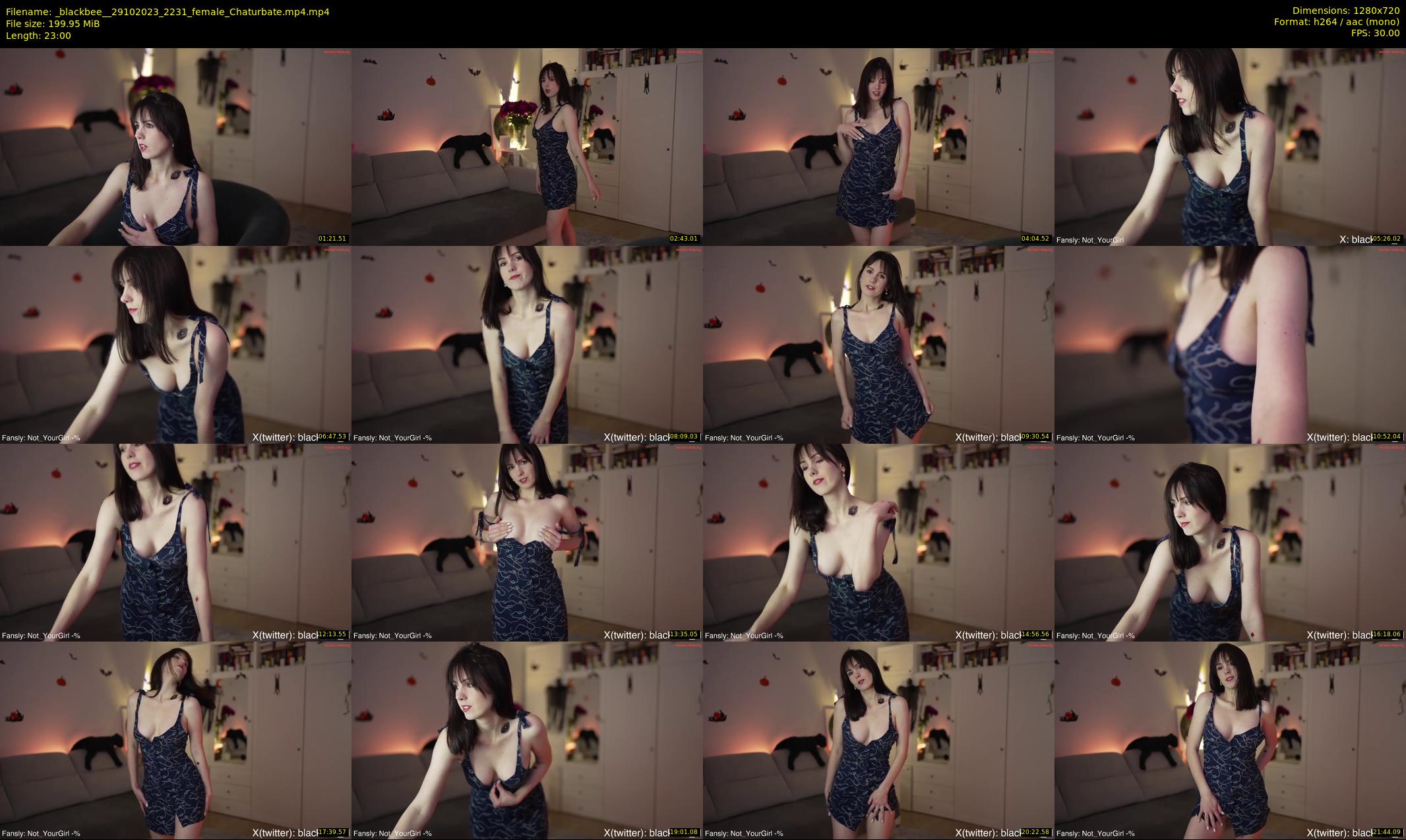 _blackbee_ — 23 minute Chaturbate female cam show recording, 720p, Oct 29, 2023