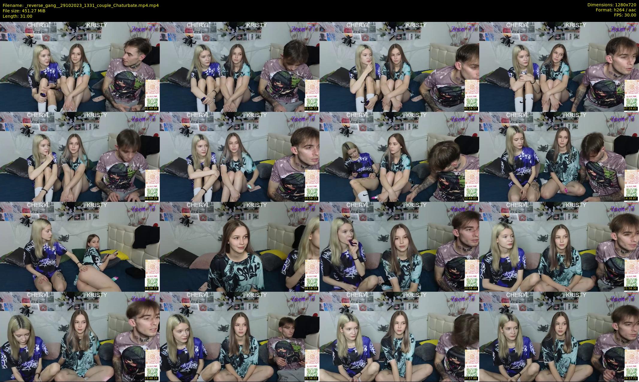 _reverse_gang_ — 31 minute Chaturbate couple cam show recording, 720p, Oct 29, 2023