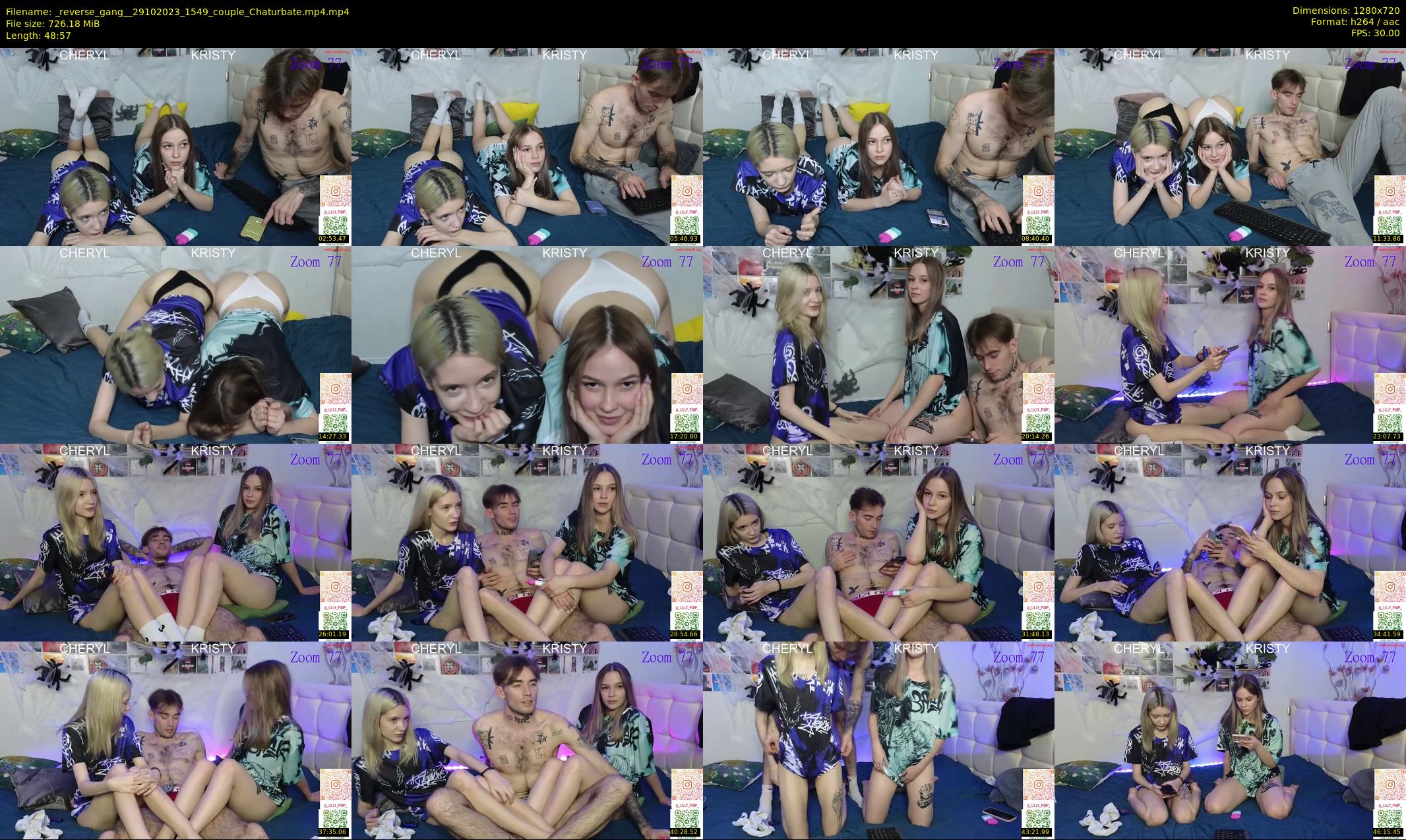 _reverse_gang_ — 49 minute Chaturbate couple cam show recording, 720p, Oct 29, 2023