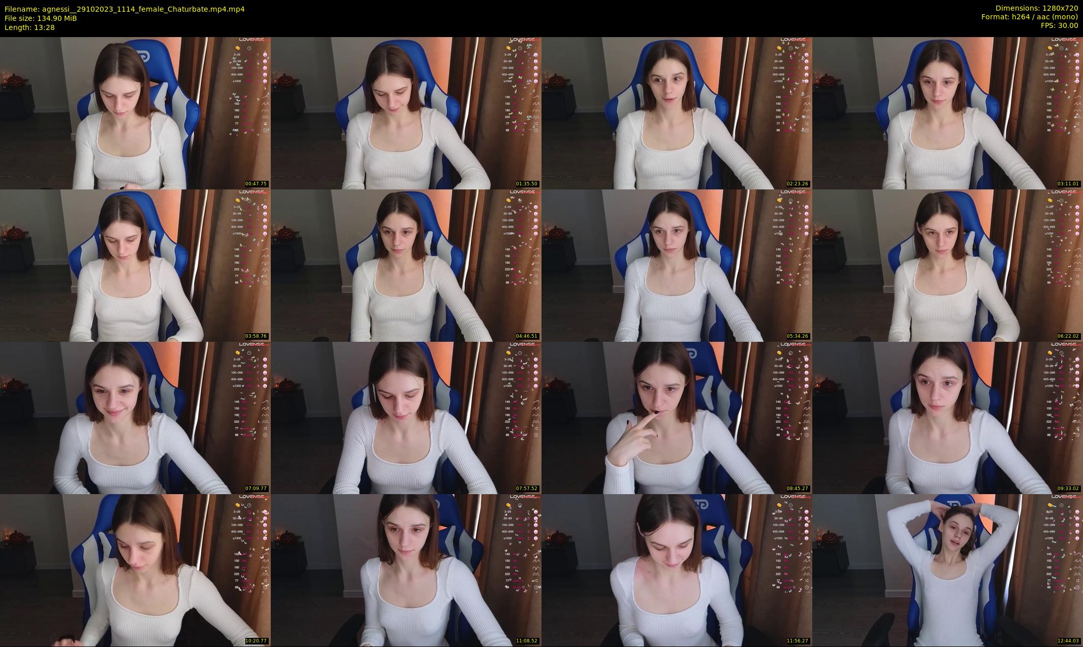 agnessi_ — 14 minute Chaturbate female cam show recording, 720p, Oct 29, 2023