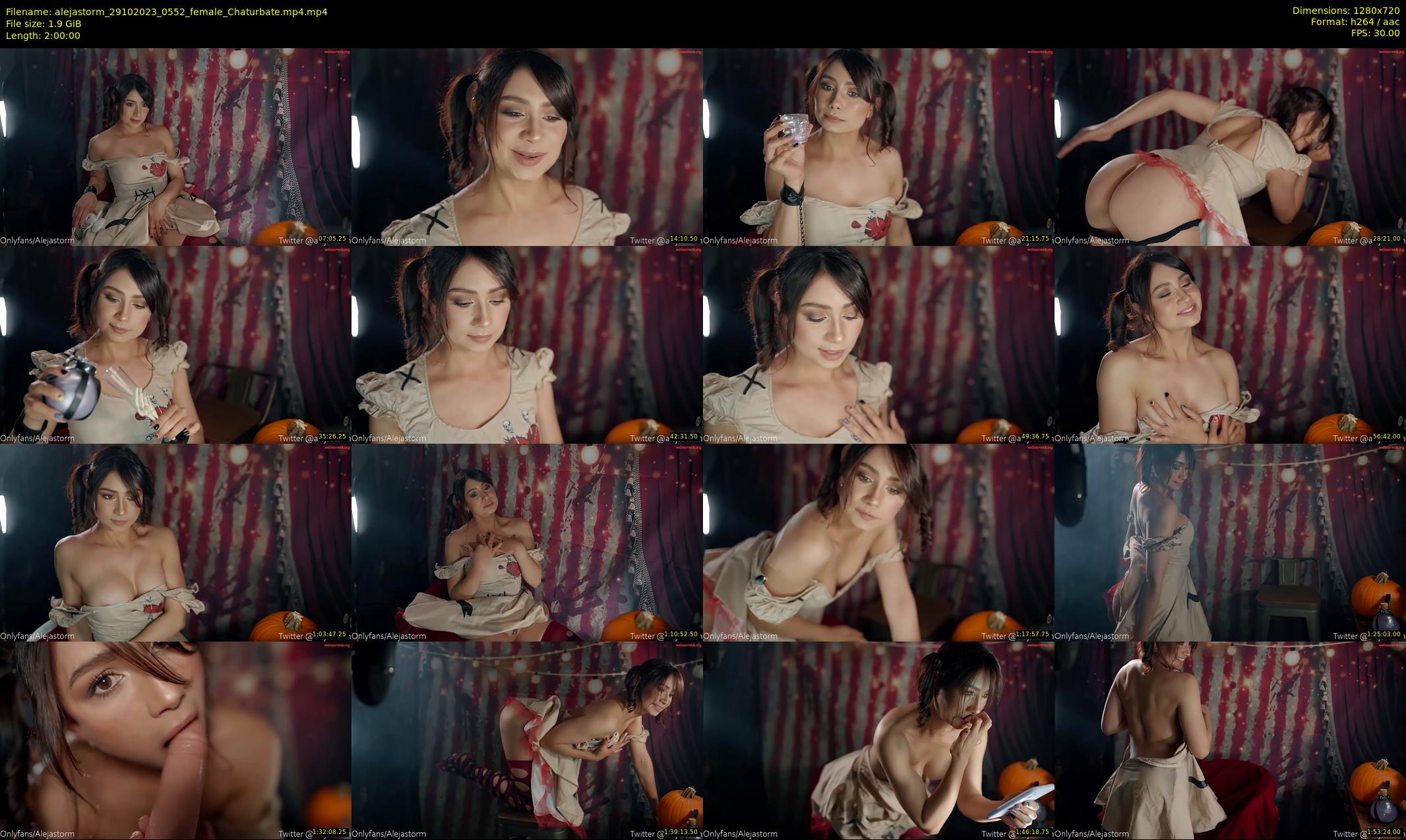 alejastorm — 120 minute Chaturbate female cam show recording, 720p, Oct 29, 2023