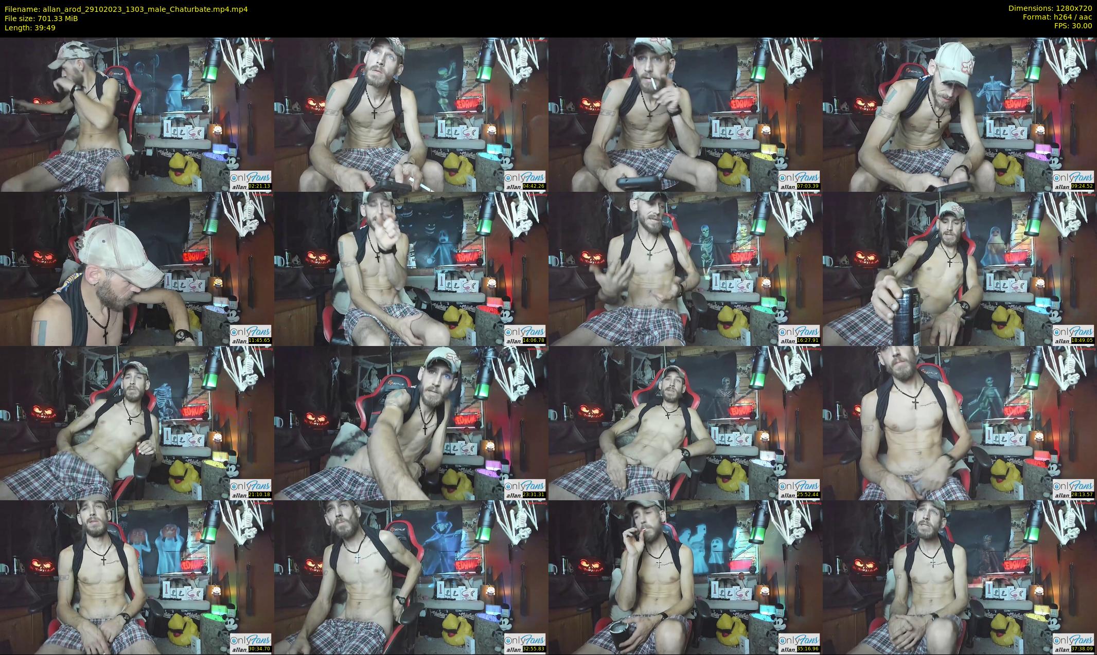 allan_arod — 40 minute Chaturbate male cam show recording, 720p, Oct 29, 2023