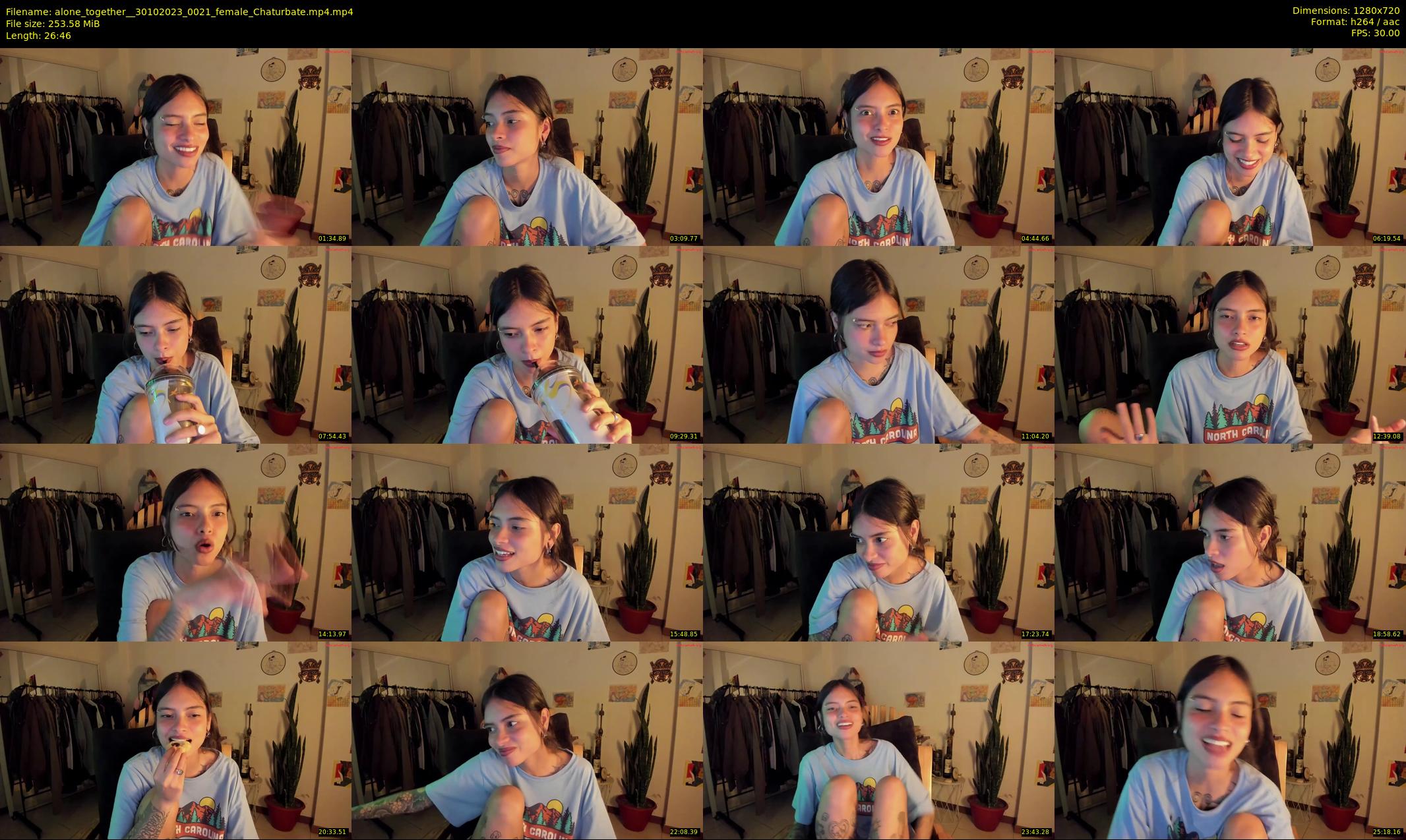 alone_together_ — 27 minute Chaturbate female cam show recording, 720p, Oct 30, 2023