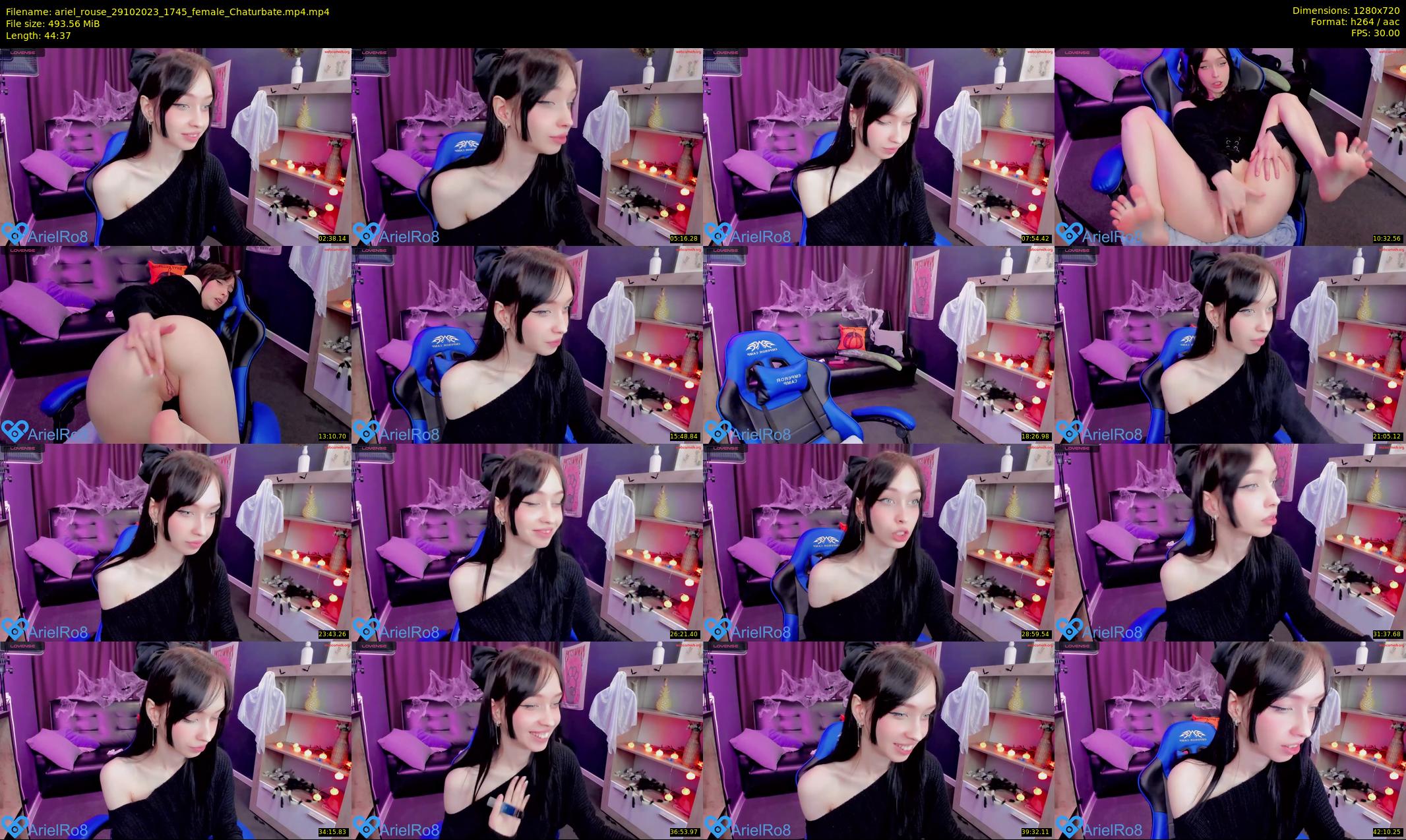 ariel_rouse — 45 minute Chaturbate female cam show recording, 720p, Oct 29, 2023