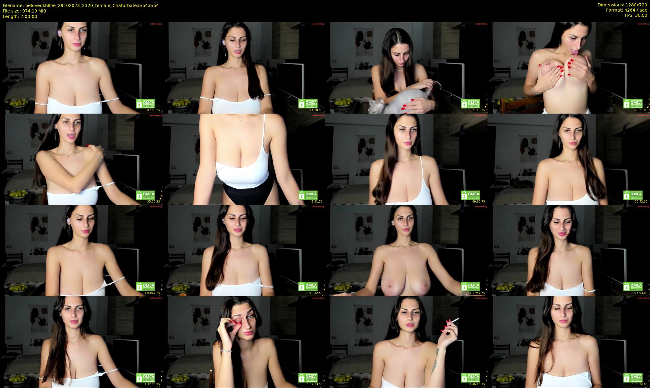 belovedkhlloe — 120 minute Chaturbate female cam show recording, 720p, Oct 29, 2023