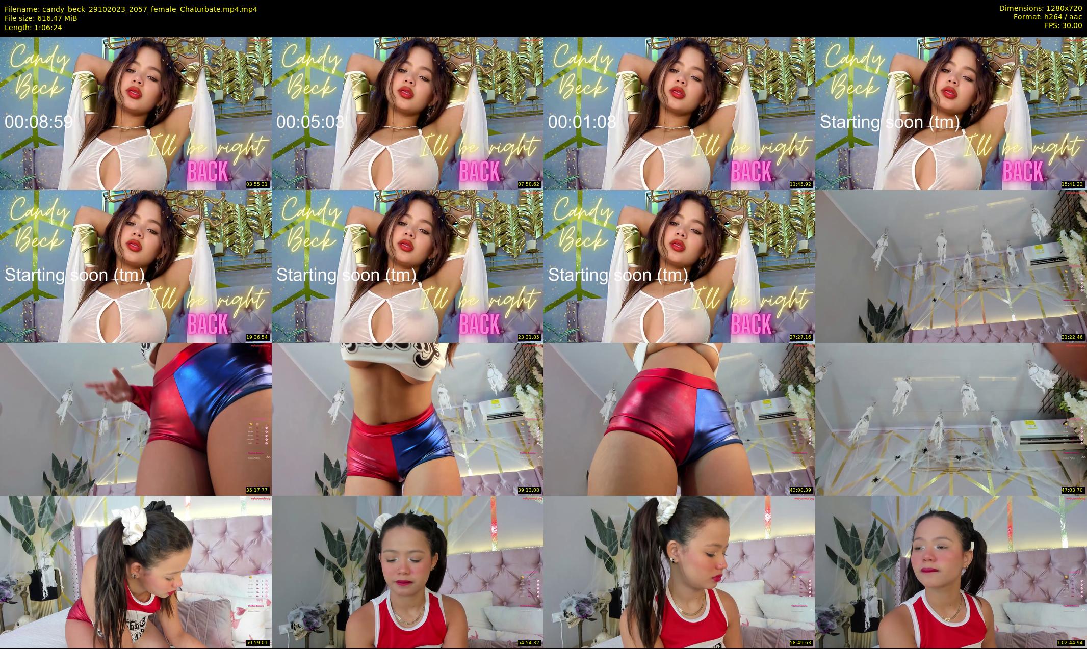 candy_beck — 67 minute Chaturbate female cam show recording, 720p, Oct 29, 2023