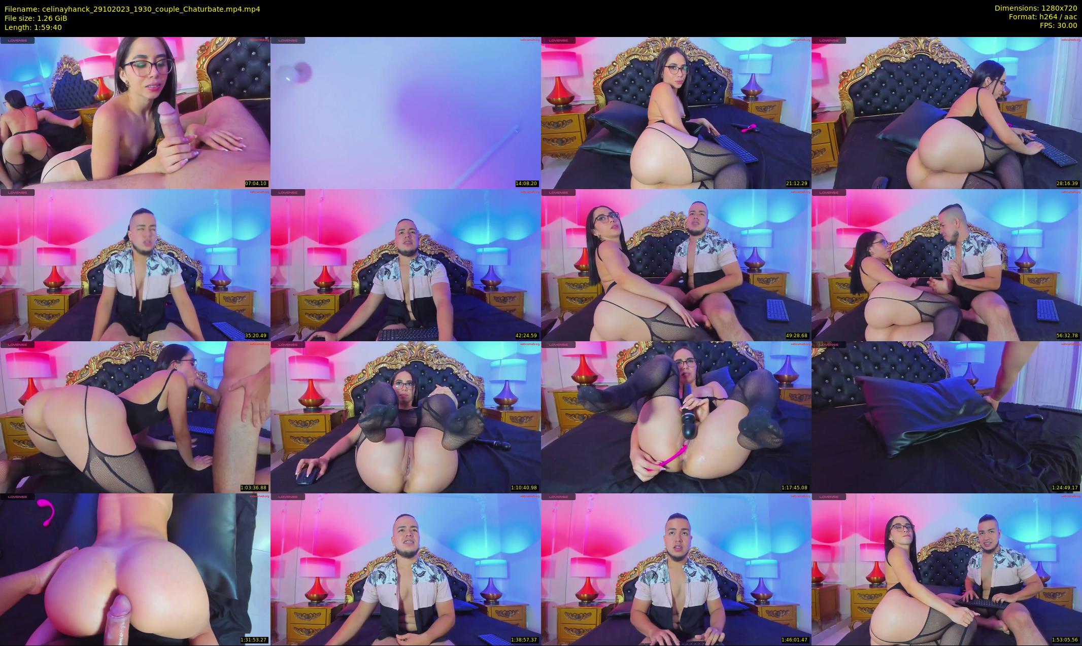 celinayhanck — 120 minute Chaturbate couple cam show recording, 720p, Oct 29, 2023