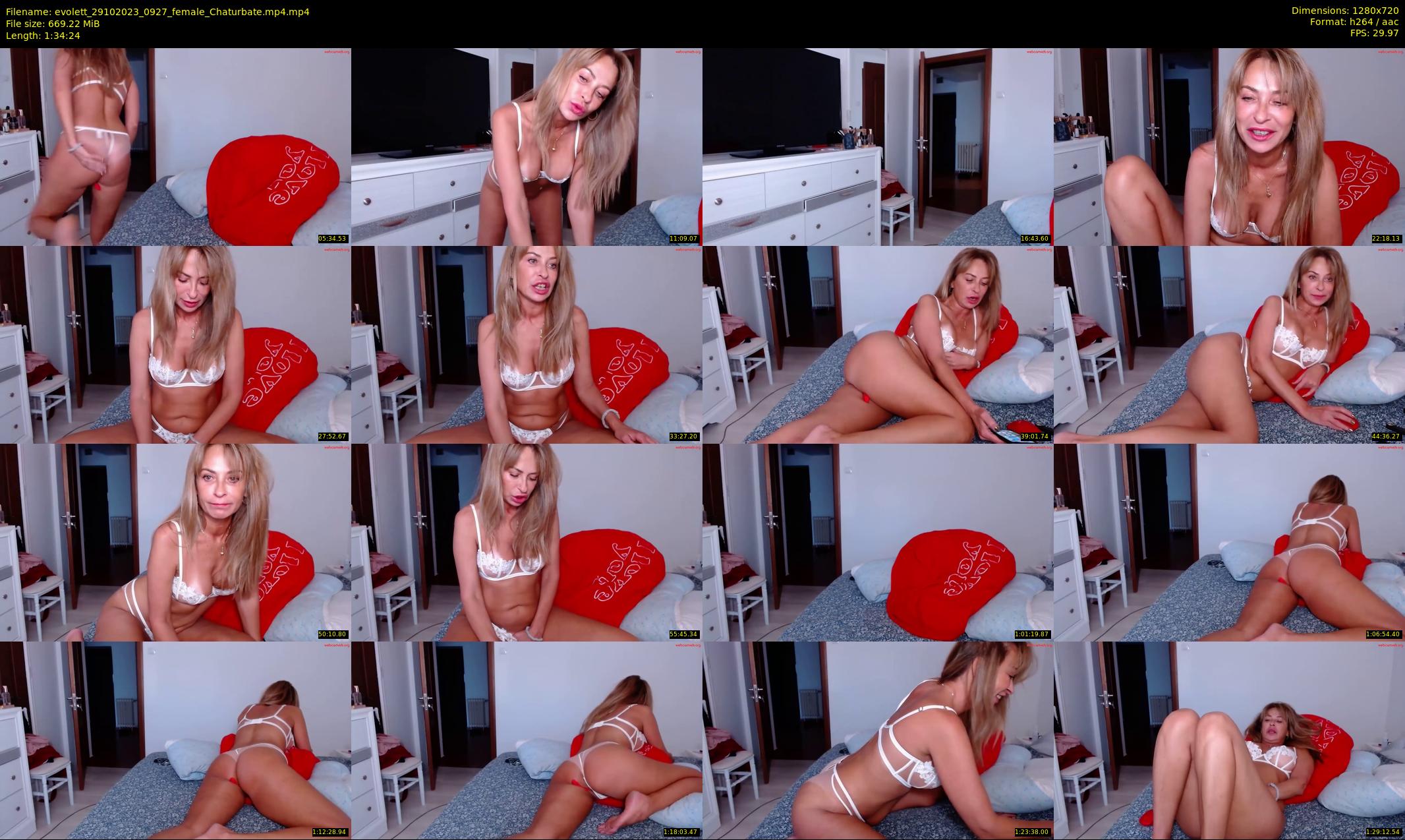 evolett — 95 minute Chaturbate female cam show recording, 720p, Oct 29, 2023