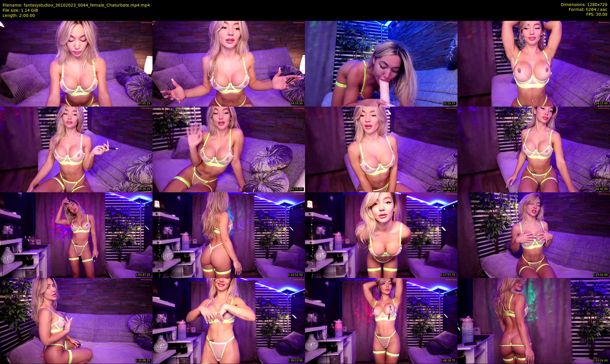 fantasystudiox — 120 minute Chaturbate female cam show recording, 720p, Oct 30, 2023