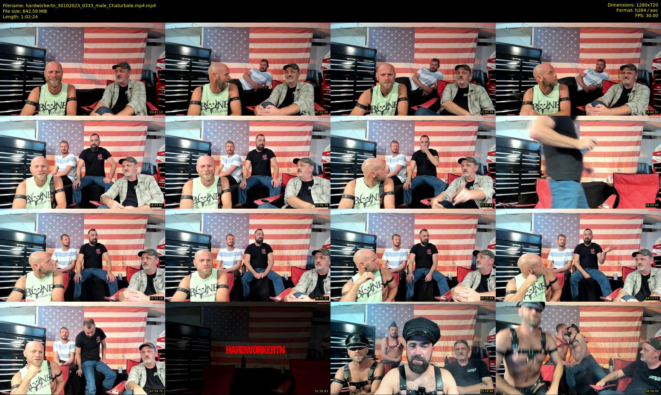 hardworkertn — 63 minute Chaturbate male cam show recording, 720p, Oct 30, 2023