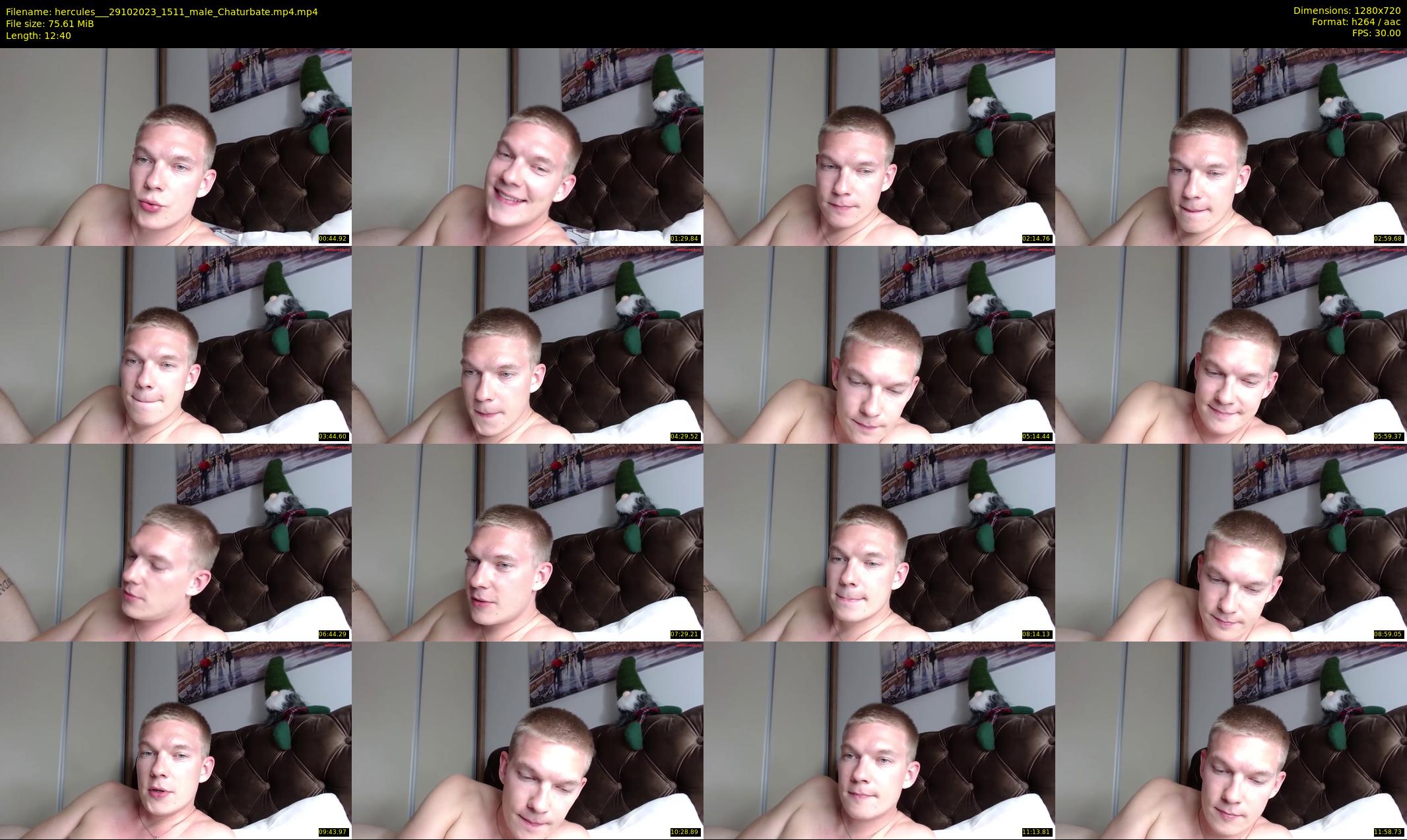 hercules__ — 13 minute Chaturbate male cam show recording, 720p, Oct 29, 2023