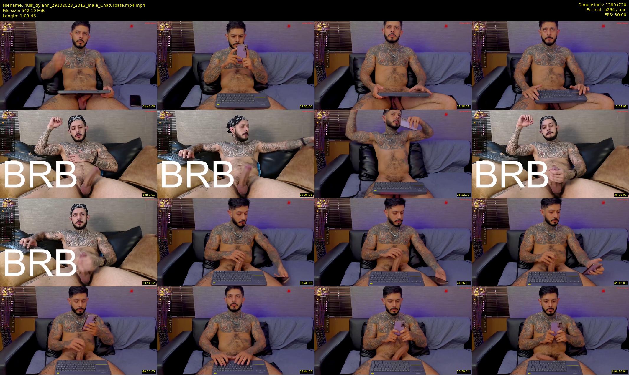 hulk_dylann — 64 minute Chaturbate male cam show recording, 720p, Oct 29, 2023