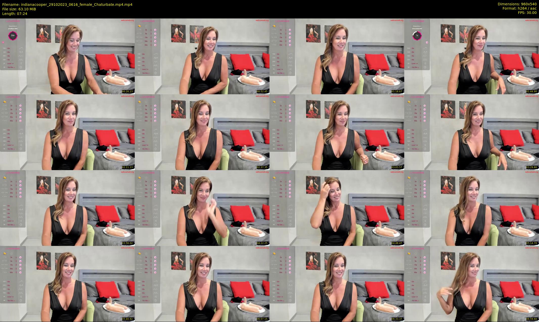 indianacooper — 8 minute Chaturbate female cam show recording, 480p, Oct 29, 2023
