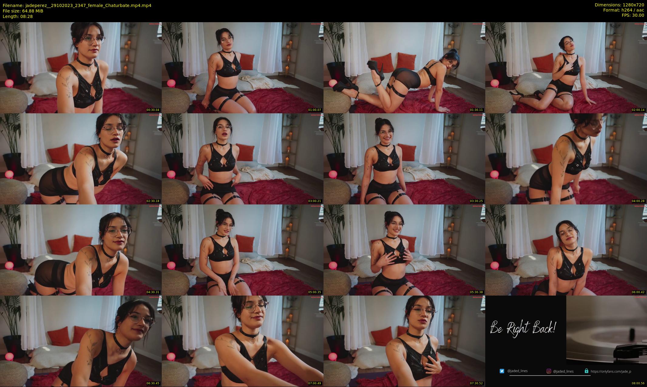 jadeperez_ — 9 minute Chaturbate female cam show recording, 720p, Oct 29, 2023
