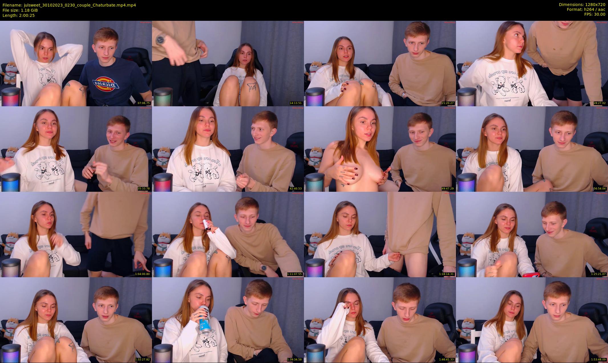 julsweet — 121 minute Chaturbate male cam show recording, 720p, Oct 30, 2023